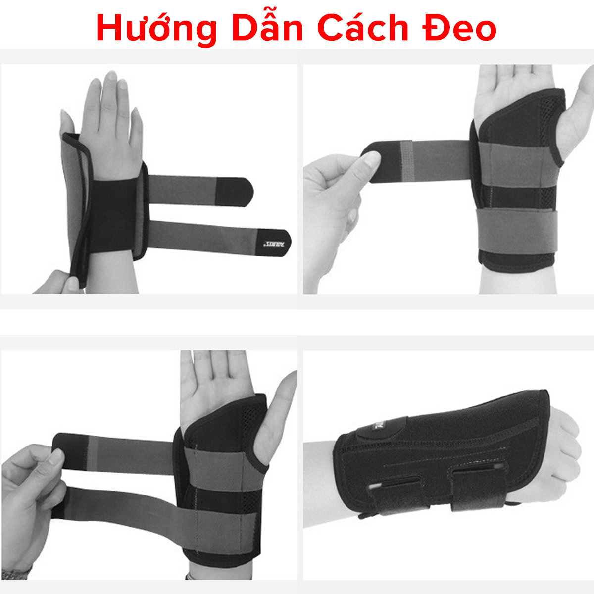 Mô tả Đai Nẹp Cố Định Khớp Cổ Tay Với 2 Thanh Nẹp Trên Dưới AL 1671 Chính Hãng AOLIKES Cho Người Chấn Thương Bong Gân Cổ Tay - 6