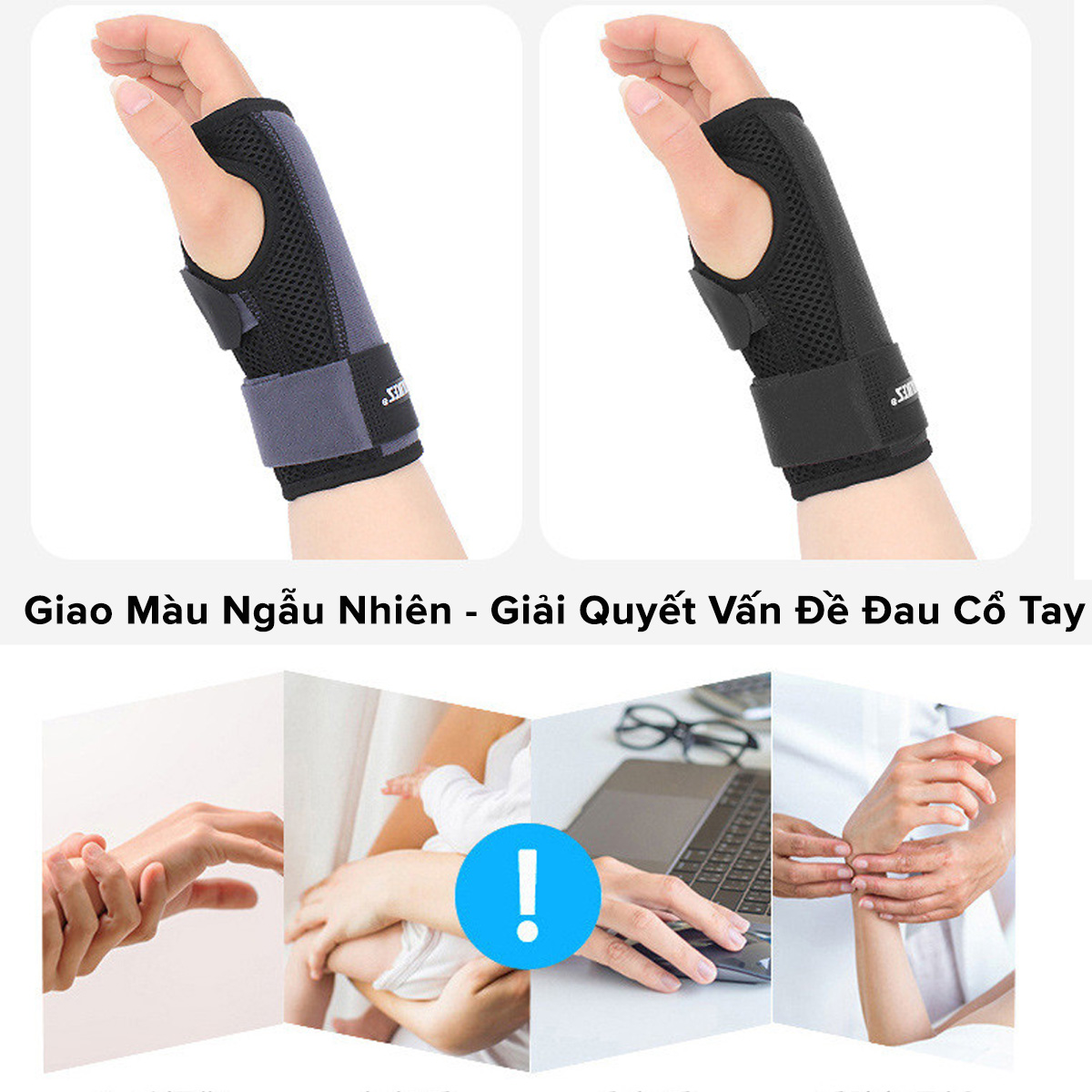 Mô tả Đai Nẹp Cố Định Khớp Cổ Tay Với 2 Thanh Nẹp Trên Dưới AL 1671 Chính Hãng AOLIKES Cho Người Chấn Thương Bong Gân Cổ Tay - 8