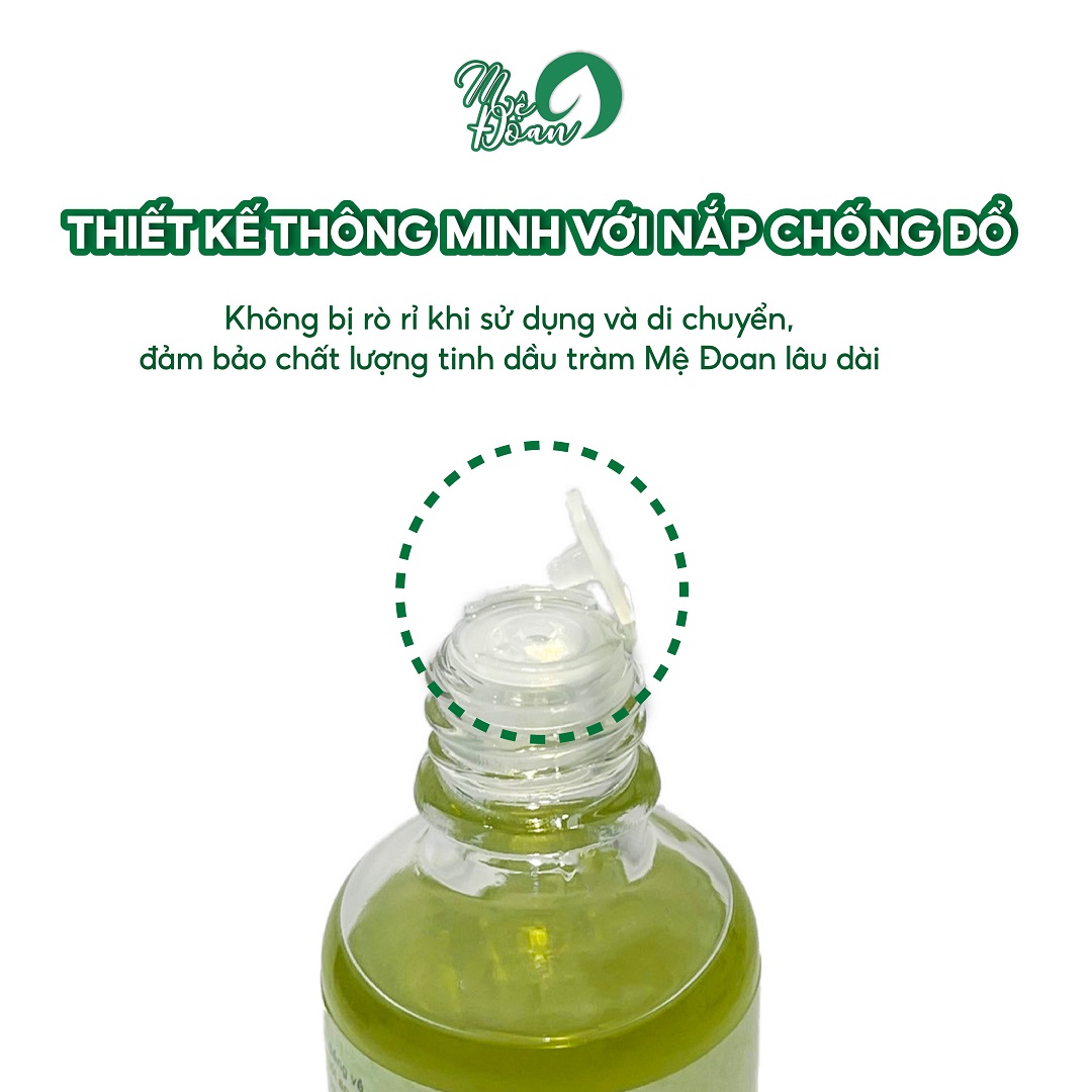 Mô tả Tinh dầu tràm ngâm củ nén Mệ Đoan giữ ấm kháng khuẩn đuổi muỗi giữ ấm 50ml - 10