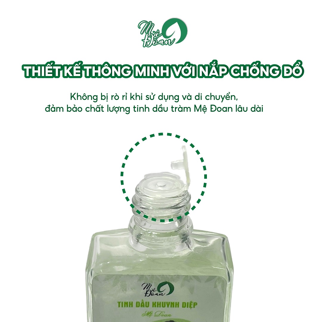 Mô tả Tinh dầu khuynh diệp củ nén Mệ Đoan cho bé giữ ấm kháng khuẩn phòng cảm lạnh 30ml - 10