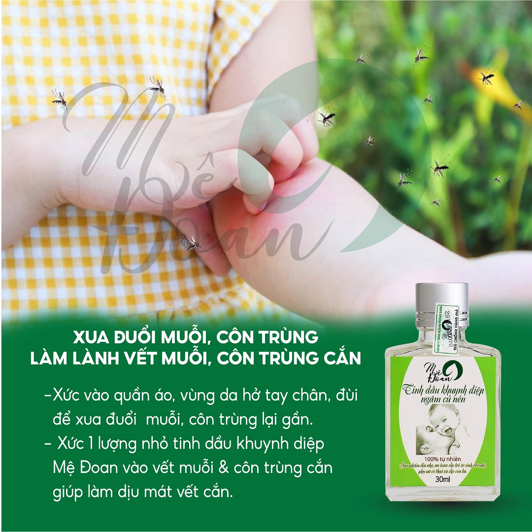 Mô tả Tinh dầu khuynh diệp củ nén Mệ Đoan cho bé giữ ấm kháng khuẩn phòng cảm lạnh 30ml - 7