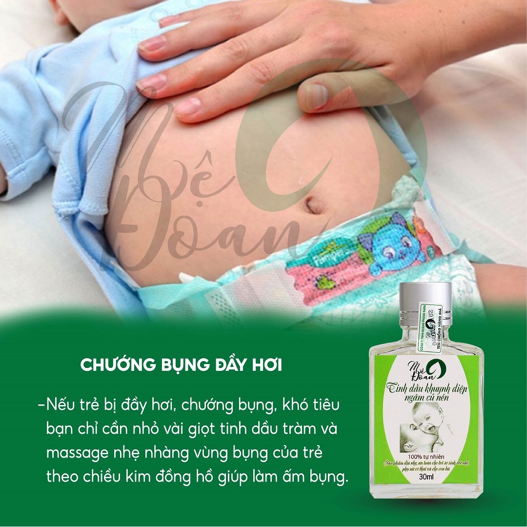 Mô tả Tinh dầu khuynh diệp củ nén Mệ Đoan cho bé giữ ấm kháng khuẩn phòng cảm lạnh 30ml - 8