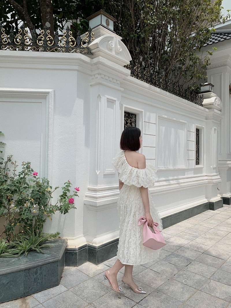 Túi Chow bag Hérisson màu hồng phấn + nơ | Shopee Việt Nam