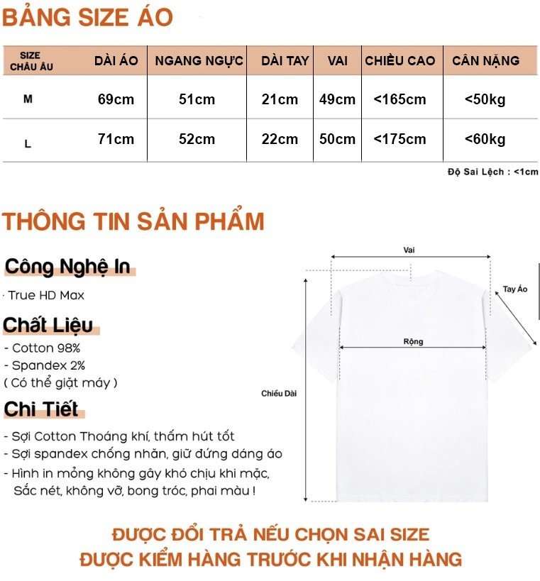 Mô tả Áo thun NELLY Cotton 260gsm Premium - Brownie dễ thương Tay Lỡ Form Rộng Nam Nữ - 9