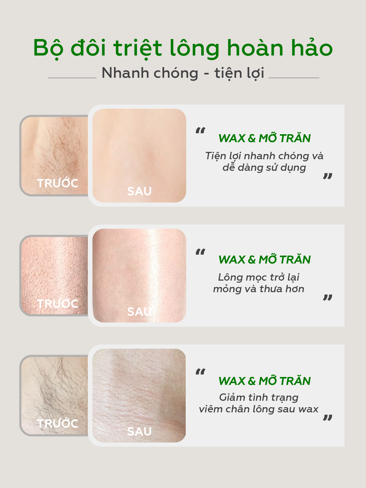 Mô tả Wax lông UMIHA (95gr) - Sáp wax lông bám dính x2 dành riêng cho wax lông, bổ sung Vitamin C giúp sáng da - 3