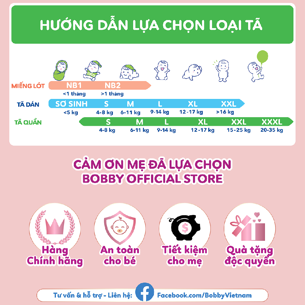 Mô tả Miếng lót sơ sinh Bobby Newborn 2-60 miếng - 3