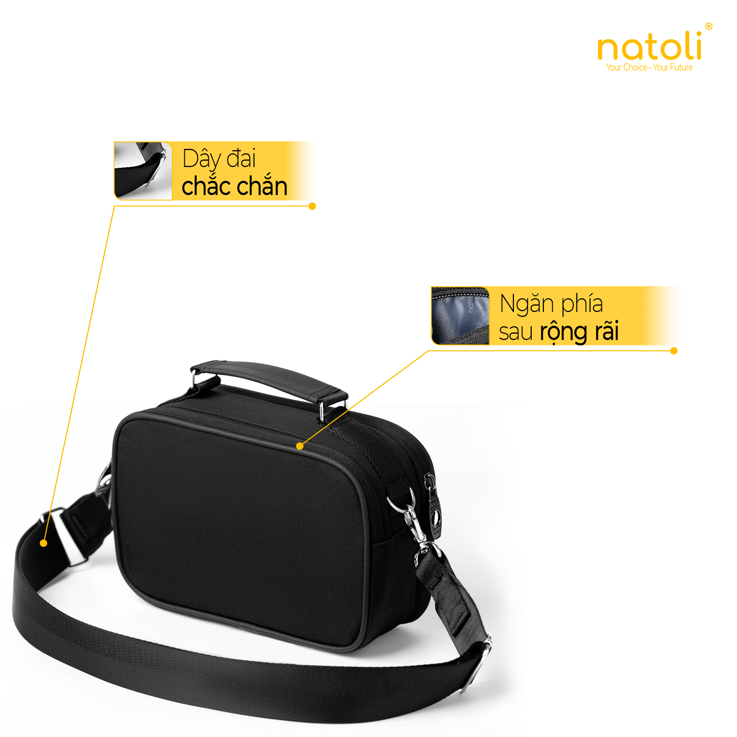 Chất liệu túi Natoli T8