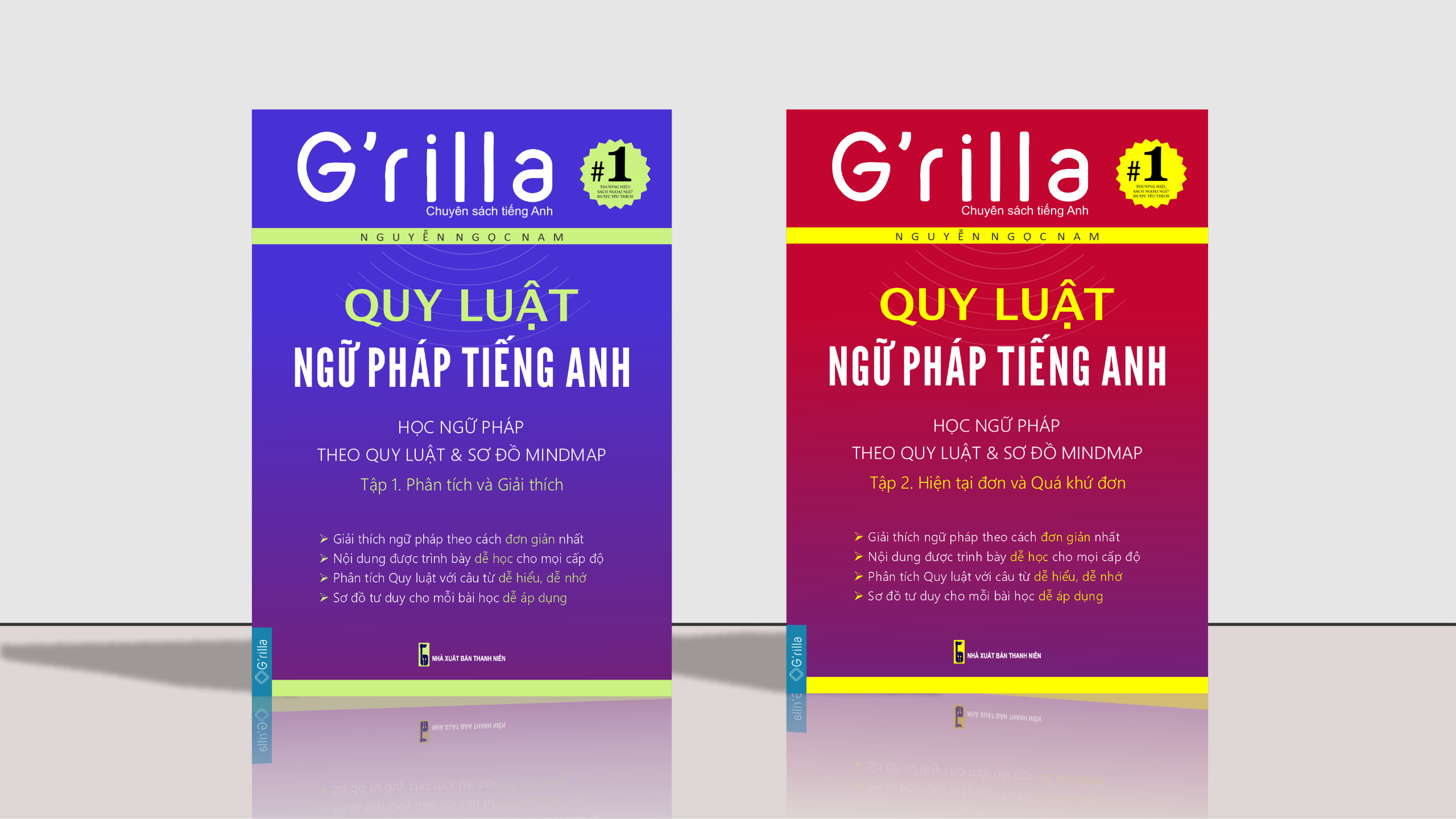 Mô tả Sách - Combo Quy luật ngữ pháp tiếng Anh Grilla Tập 1 và 2, kèm quà tặng - 1