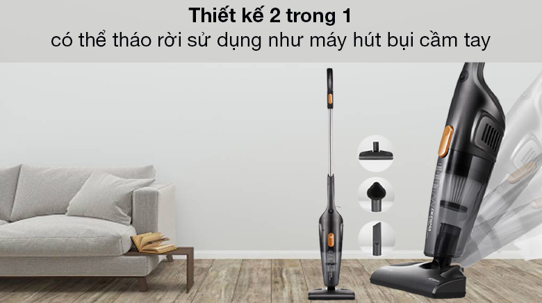 Mô tả Máy Hút Bụi Cầm Tay Deerma Vacuum Cleaner DX118C / DX115C - Hàng chính hãng - 4