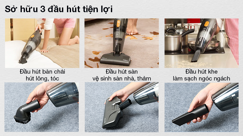 Mô tả Máy Hút Bụi Cầm Tay Deerma Vacuum Cleaner DX118C / DX115C - Hàng chính hãng - 5