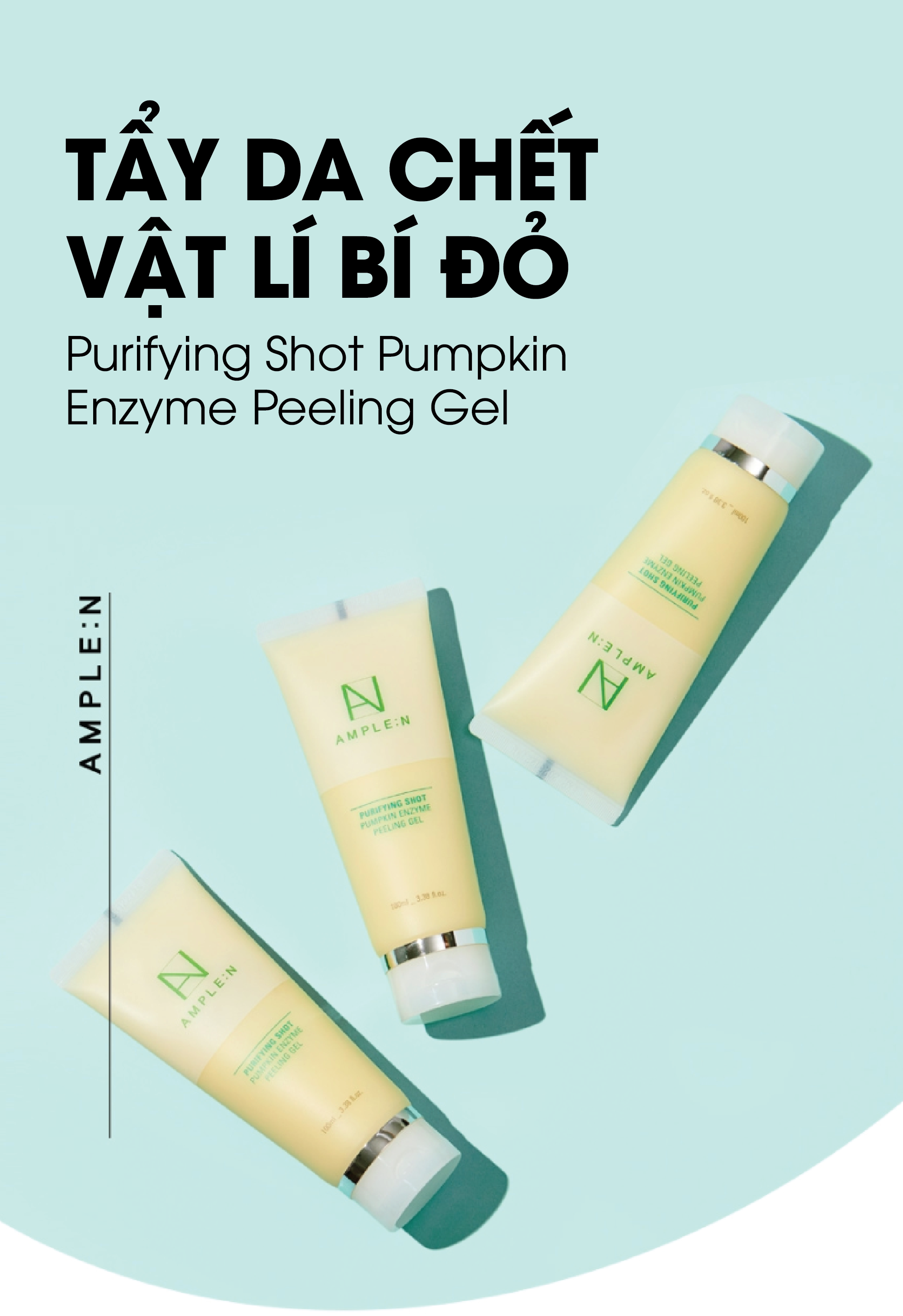 Mô tả Tẩy Tế Bào Chết Bí Ngô AMPLE:N Purifying Shot Pumpkin Enzyme Peeling Gel - 1