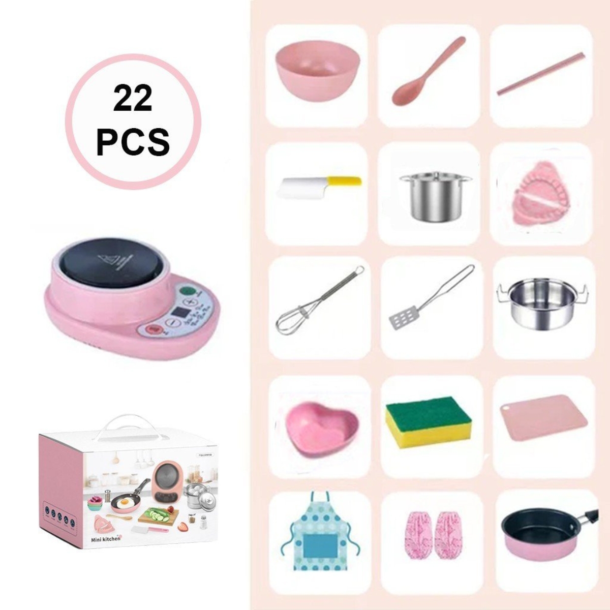 Mô tả Đồ chơi nấu ăn cho bé, bộ nấu ăn thật - 3