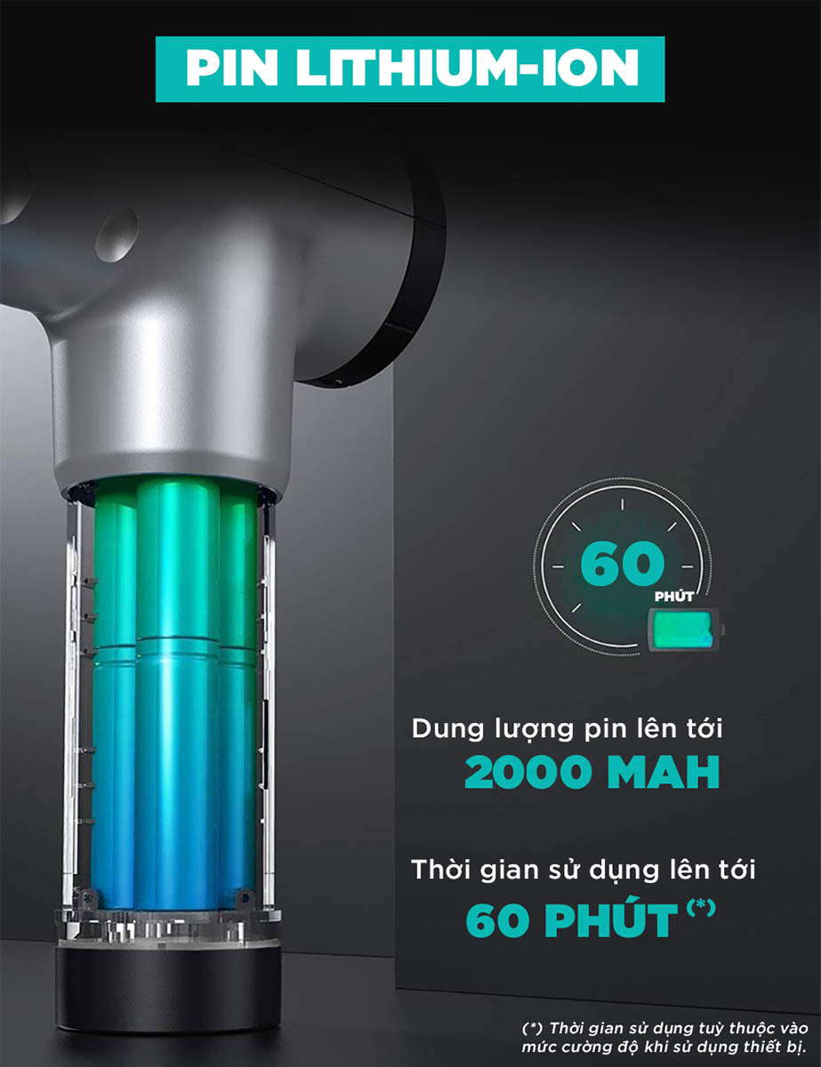 Mô tả Máy Massage Cầm Tay 6 Cấp Độ KINGTECH KH-320 - Mát Xa Toàn Thân Giúp Thư Giãn, Giảm Đau Cổ Vai Lưng  - Quà Tặng Nam Nữ - 8