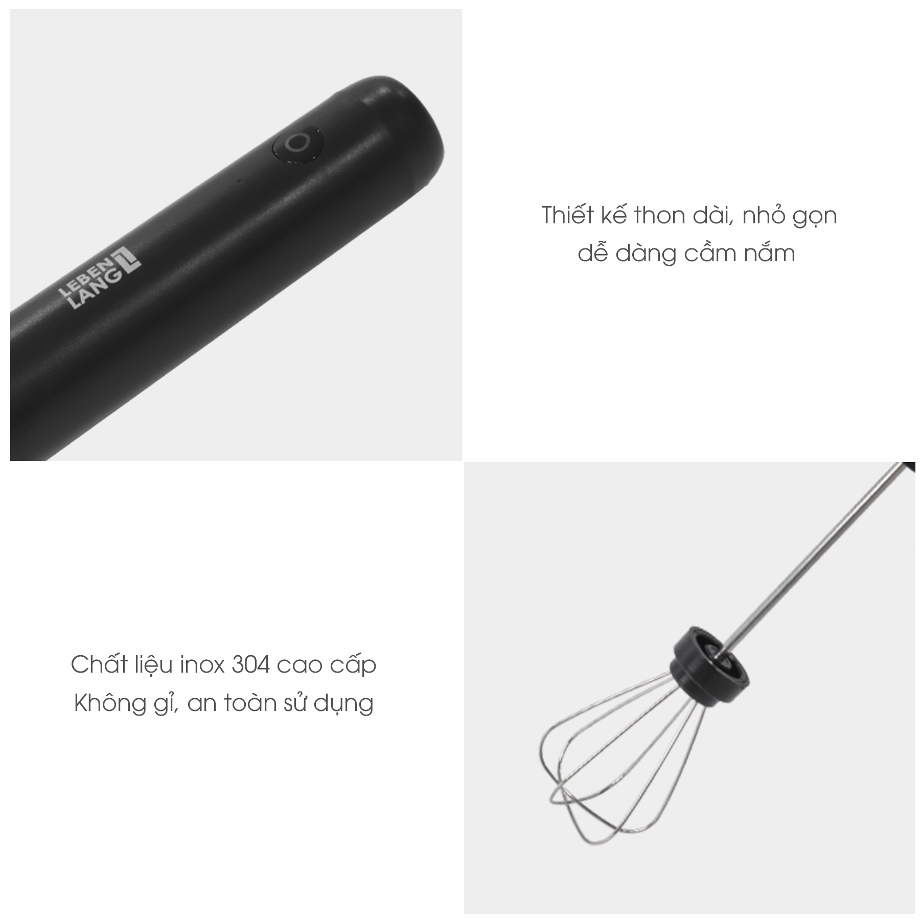 Cổng sạc USB máy đánh trứng Lebenlang LBL4588