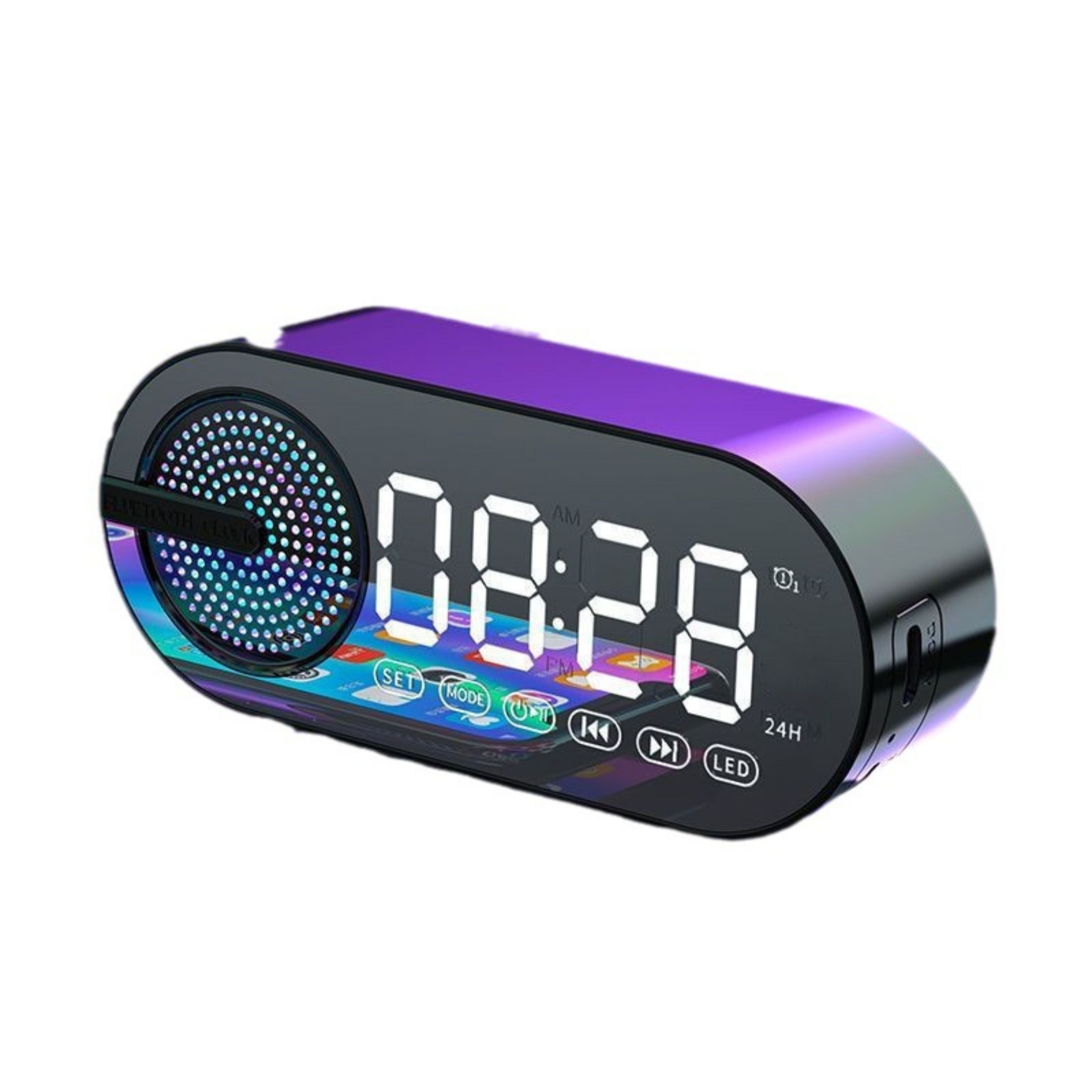Loa Bluetooth Mini Clock Speaker G30 Có Đồng Hồ Hiển Thị Báo Thức, Âm ...