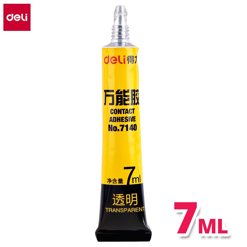 Mô tả Keo Siêu Dính Đa Năng Deli - 7ml/ 20ml - Phù Hợp Sửa Chữa, Ghép Nối - Có Thể Dán Trên Mọi Bề Mặt - 7