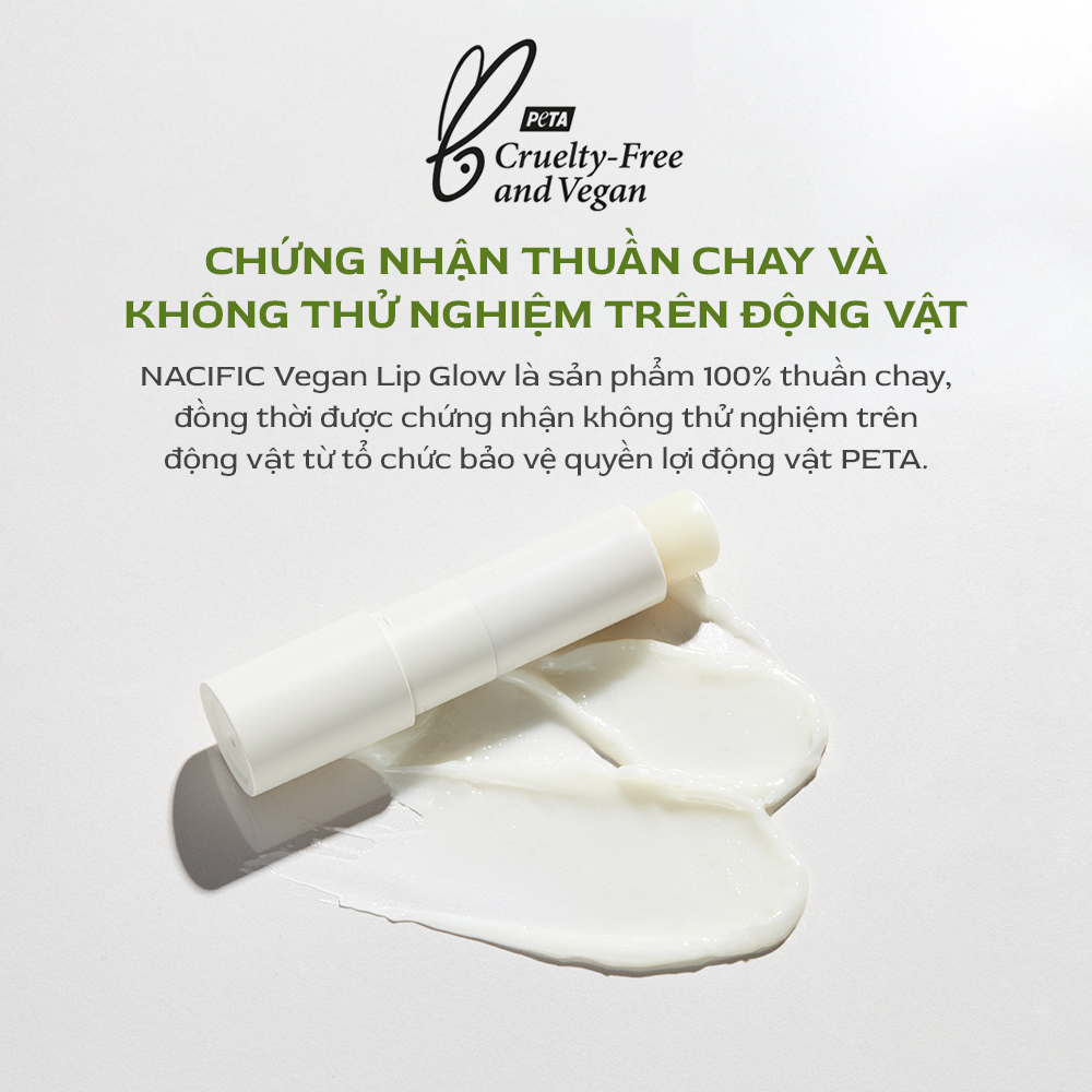 Mô tả Nacific Son dưỡng môi thuần chay Vegan Lip Glow 3.9g - 1