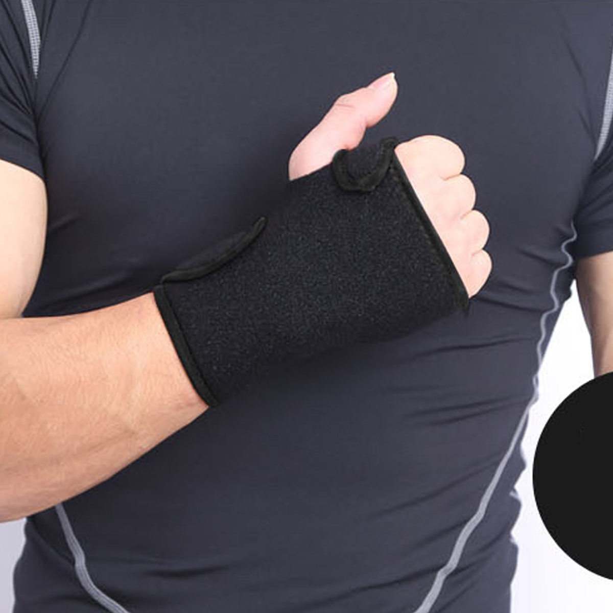 Mô tả Đai Nẹp Cố Định Khớp Cổ Tay Freesize AL1676 Có Thanh Thép Nẹp Dưới Lòng Bàn TayChính Hãng Aolikes Hỗ Trợ Bong Gân - 4