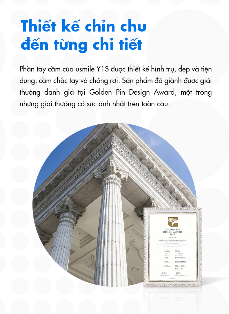 Bàn chải điện usmile Y1S - Hẹn giờ