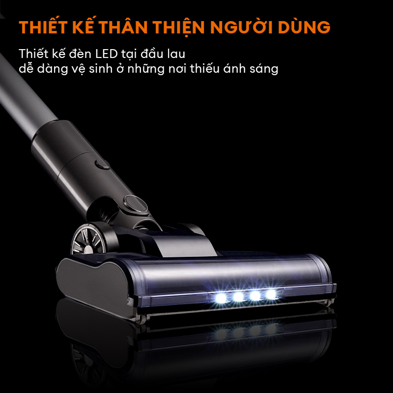 Mô tả Máy hút bụi không dây lực hút li tâm GAABOR VCL10E-BK01A dòng DEEP SEA cao cấp, pin Lithium tháo rời - 4