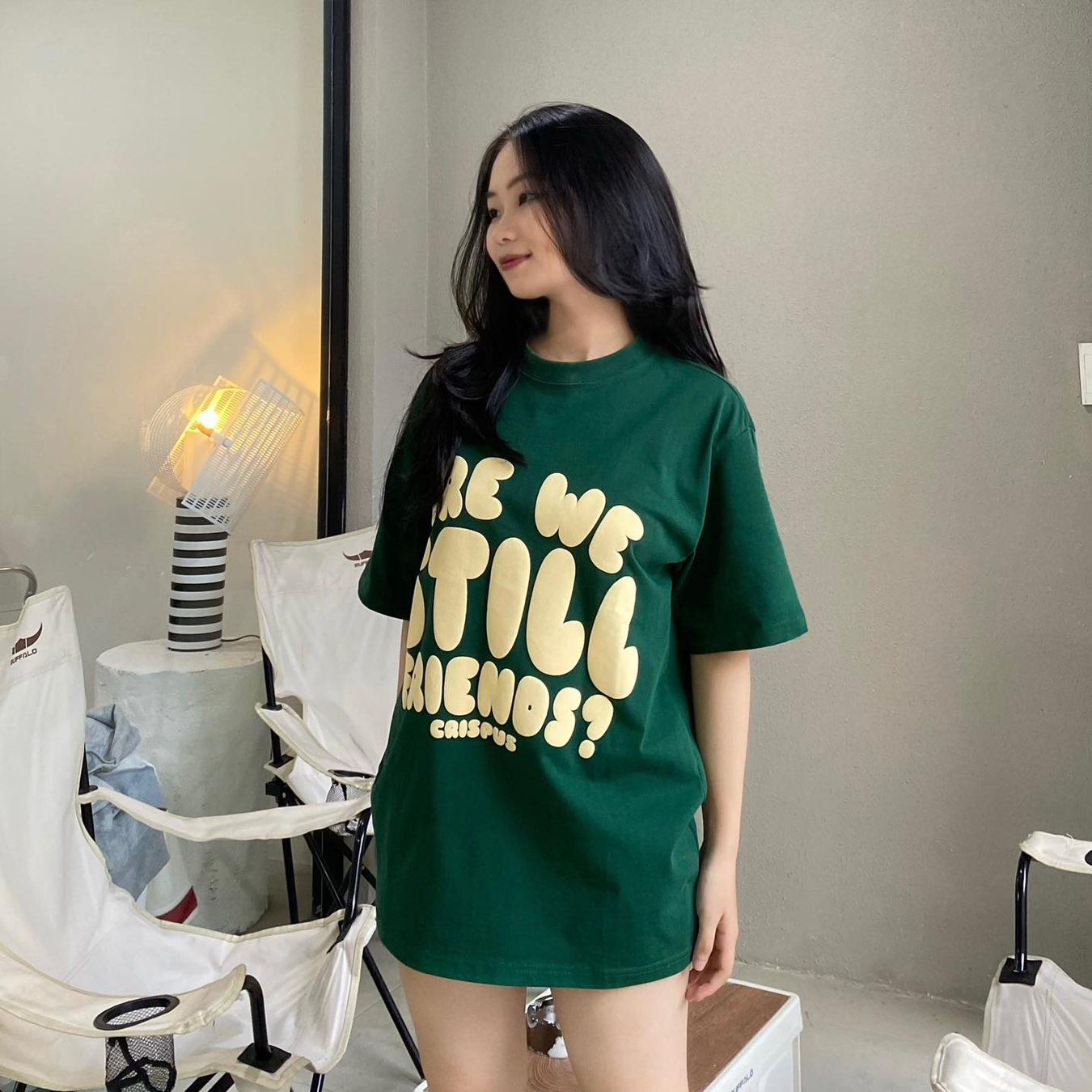 Mô tả Áo thun NELLY Cotton 260gsm Premium - Are We Still Friends Tay Lỡ Form Rộng Nam Nữ - 8