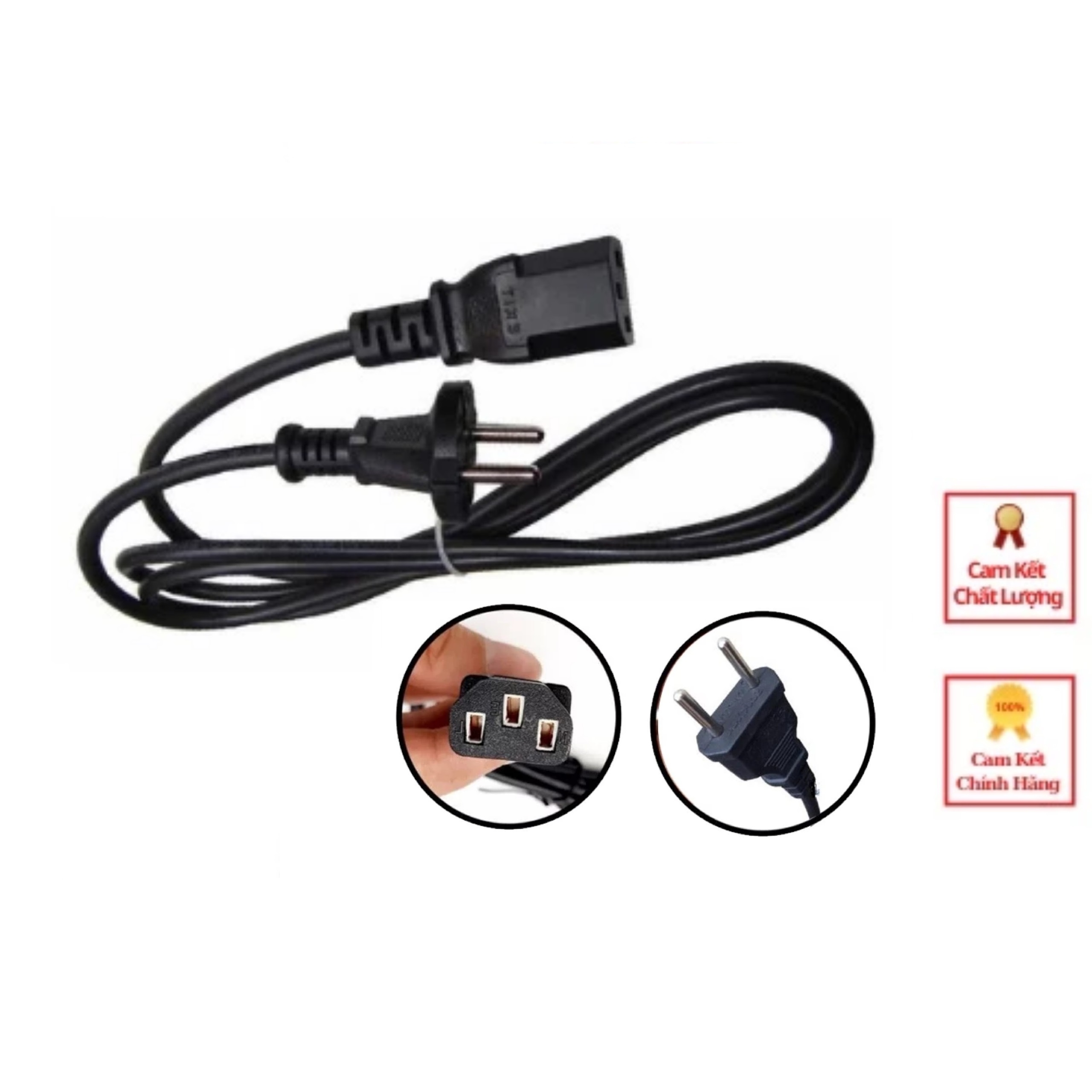 Mô tả Dây Nguồn - Taky, Phich Cắm Đa Năng 3 Cực Dẹt Dùng Cho Máy Tính, Máy In, Nồi Cơm, Ấm Nước, Các Thiết Bị Gia Dụng. 8602 - 2
