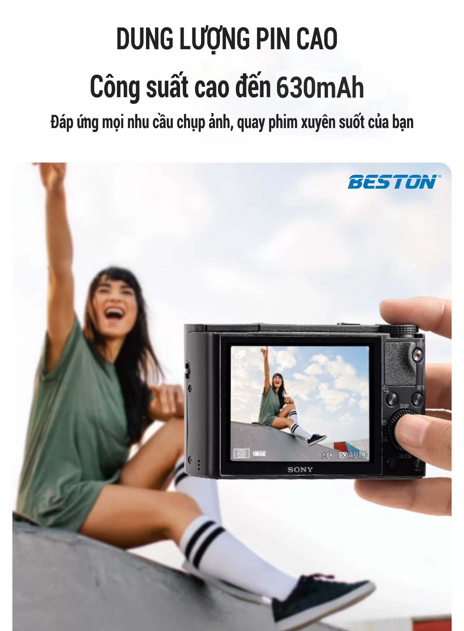 Pin Sony NP-BN1 Beston cho máy ảnh Sony DSC TX9C T99C T99DC TX7C TX5 ...
