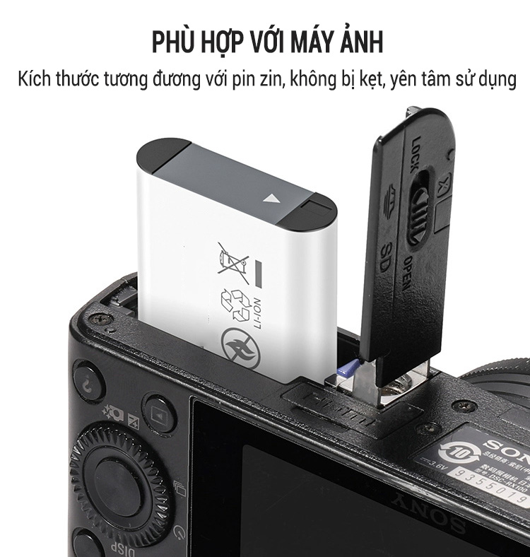 Pin Sony NP-BN1 Beston cho máy ảnh Sony DSC TX9C T99C T99DC TX7C TX5 ...