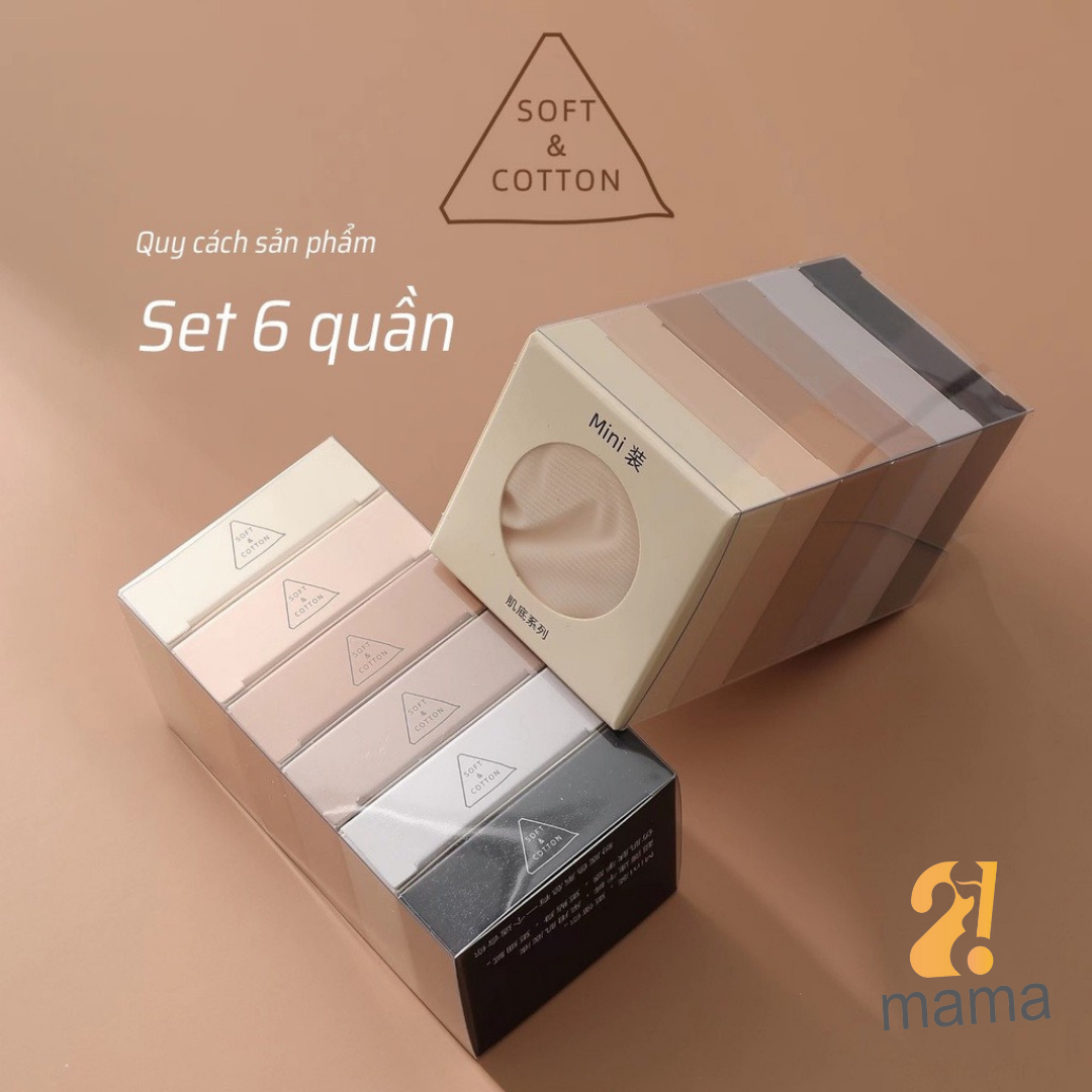 Set 6 màu quần lót 2mama