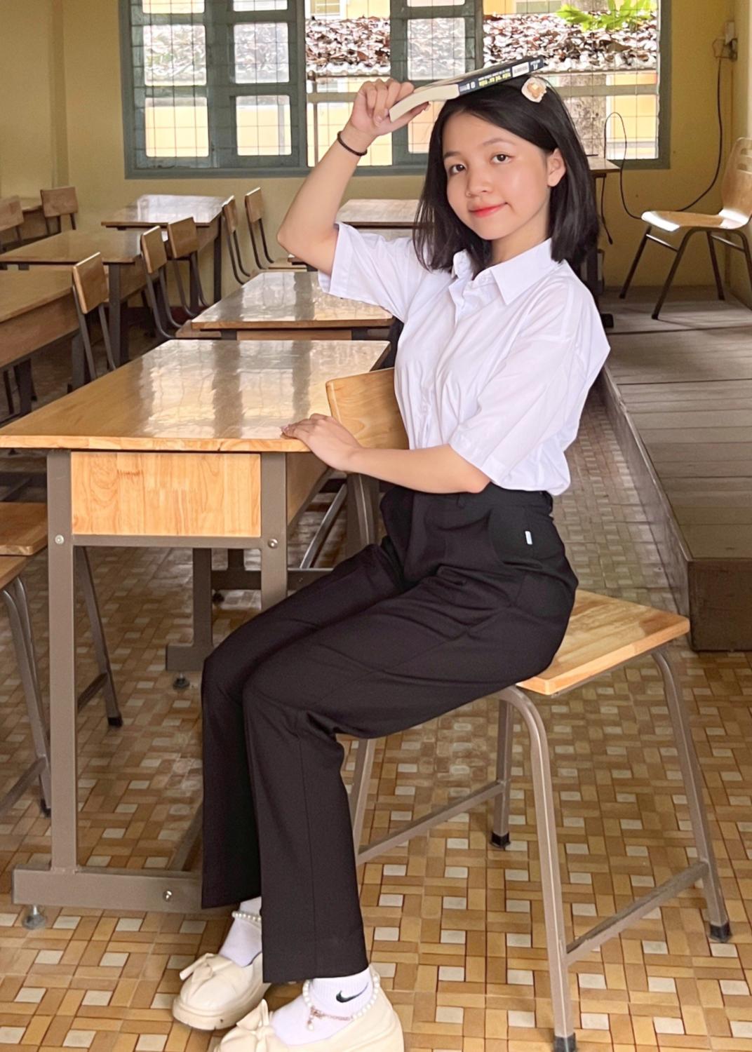 Mô tả Quần tây bé gái màu đen đi học cao cấp đồng phục học sinh nữ - 2