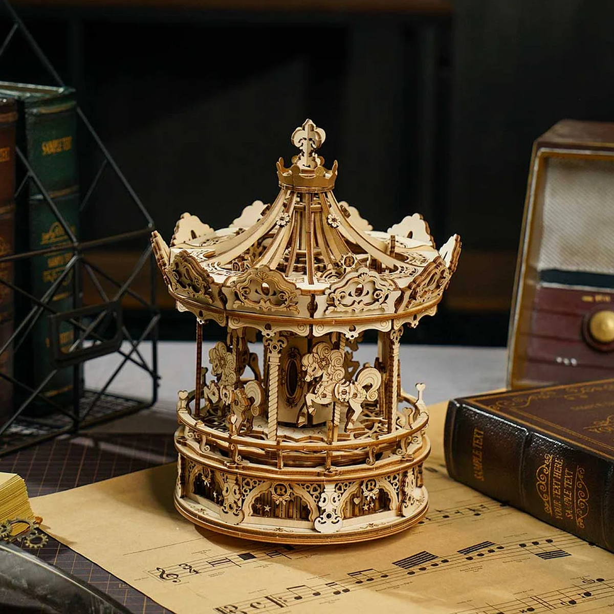 REUGE メカニカルミュージックボックス 花のインレイ REUGE メカニカルミュージックボックス 花のインレイ REUGE メカニカル