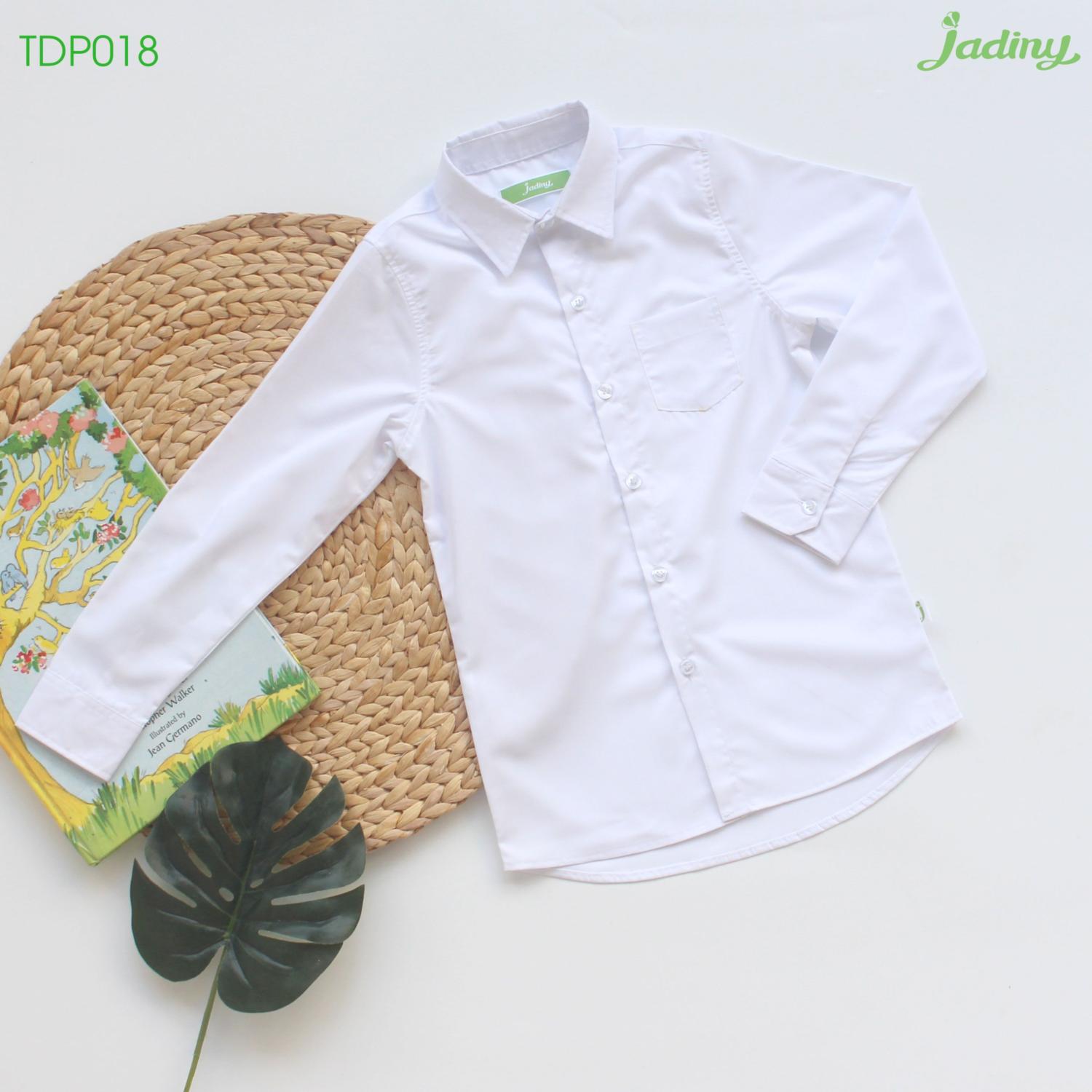 Mô tả Áo sơ mi tay dài nam đi học cấp 1, cấp 2, cấp 3 Jadiny - 3