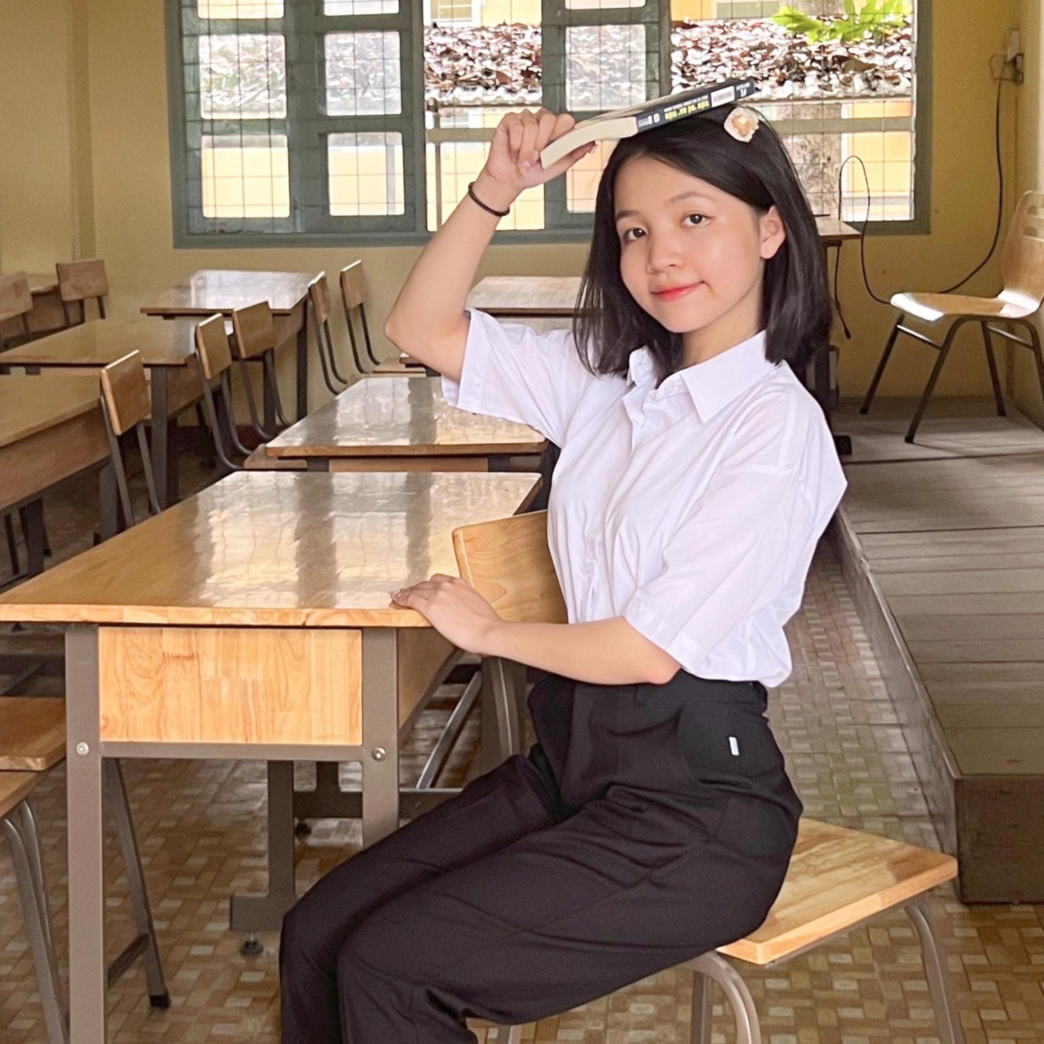 Mô tả Áo sơ mi học sinh bé gái đi học cấp 1, 2,3 đồng phục học sinh nữ - 6