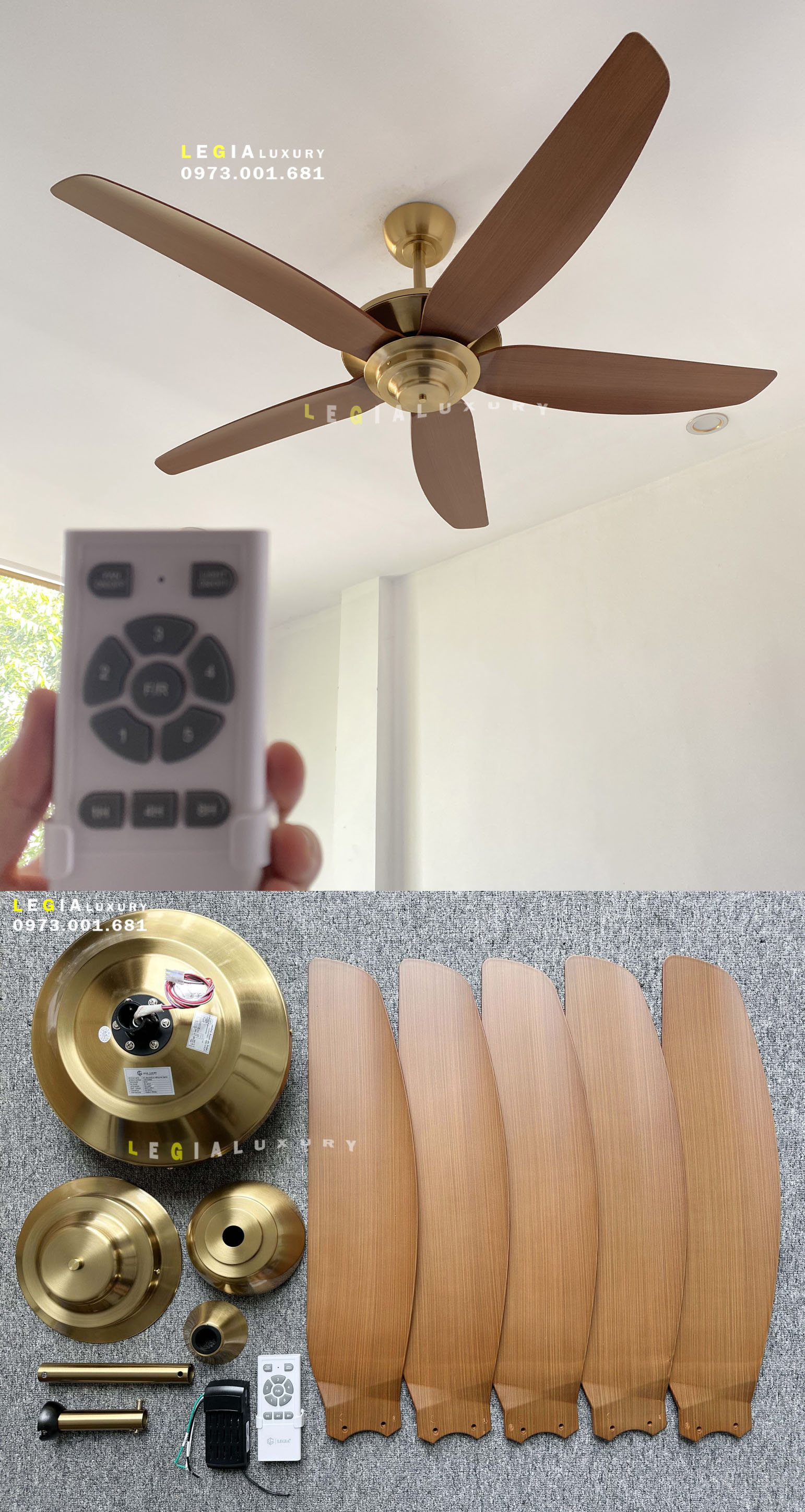 Mô tả SIÊU SALE Top 5 Quạt Trần Gió Mạnh 2024 | Quạt Trần Phù Hợp Trần Từ 2.5m đến 4m | Bảo Hành Đến 5 Năm - 1