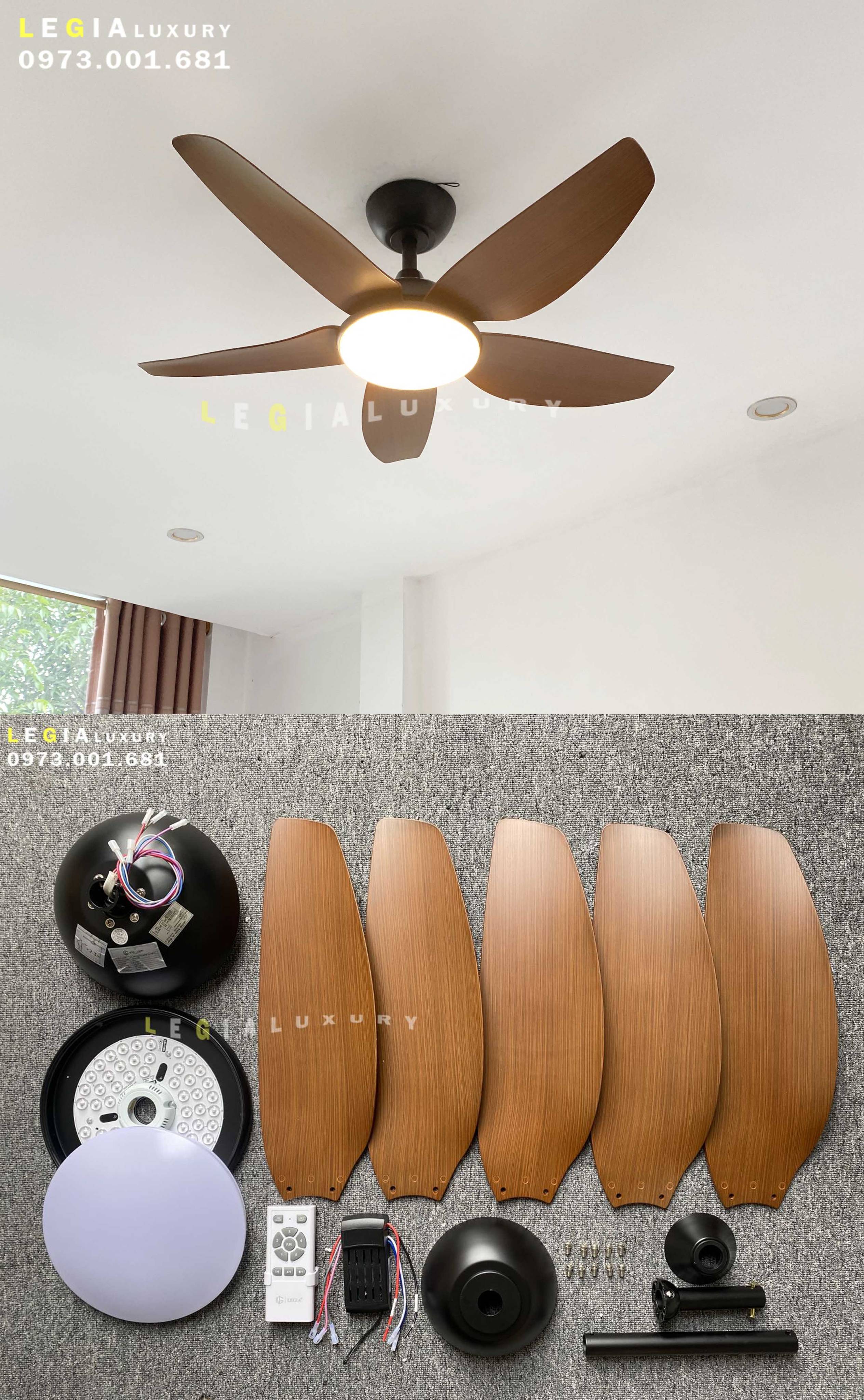 Mô tả SIÊU SALE Top 5 Quạt Trần Gió Mạnh 2024 | Quạt Trần Phù Hợp Trần Từ 2.5m đến 4m | Bảo Hành Đến 5 Năm - 11