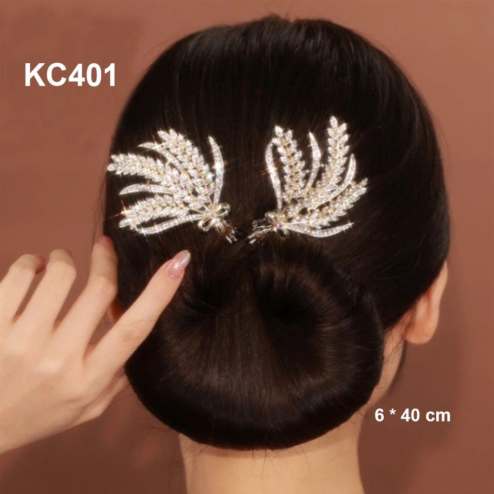 Mô tả GOTI Kẹp Quấn Tóc Búi Dự Tiệc Sang Trọng Quà Cho Nữ 20/10 8/3 Dụng Cụ Tạo Kiểu Búi Tóc Đẹp KC401 - 1