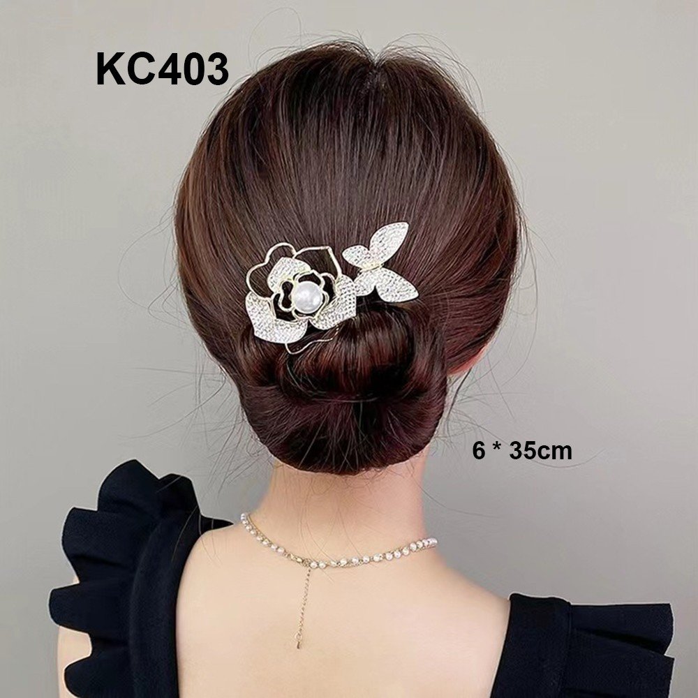 Mô tả GOTI Kẹp Cuốn Tóc Tạo Kiểu, Thanh Kẹp Tóc Búi Tóc Dự Tiệc Quà Tặng Cho Nữ 8/3 20/10 KC403 - 4
