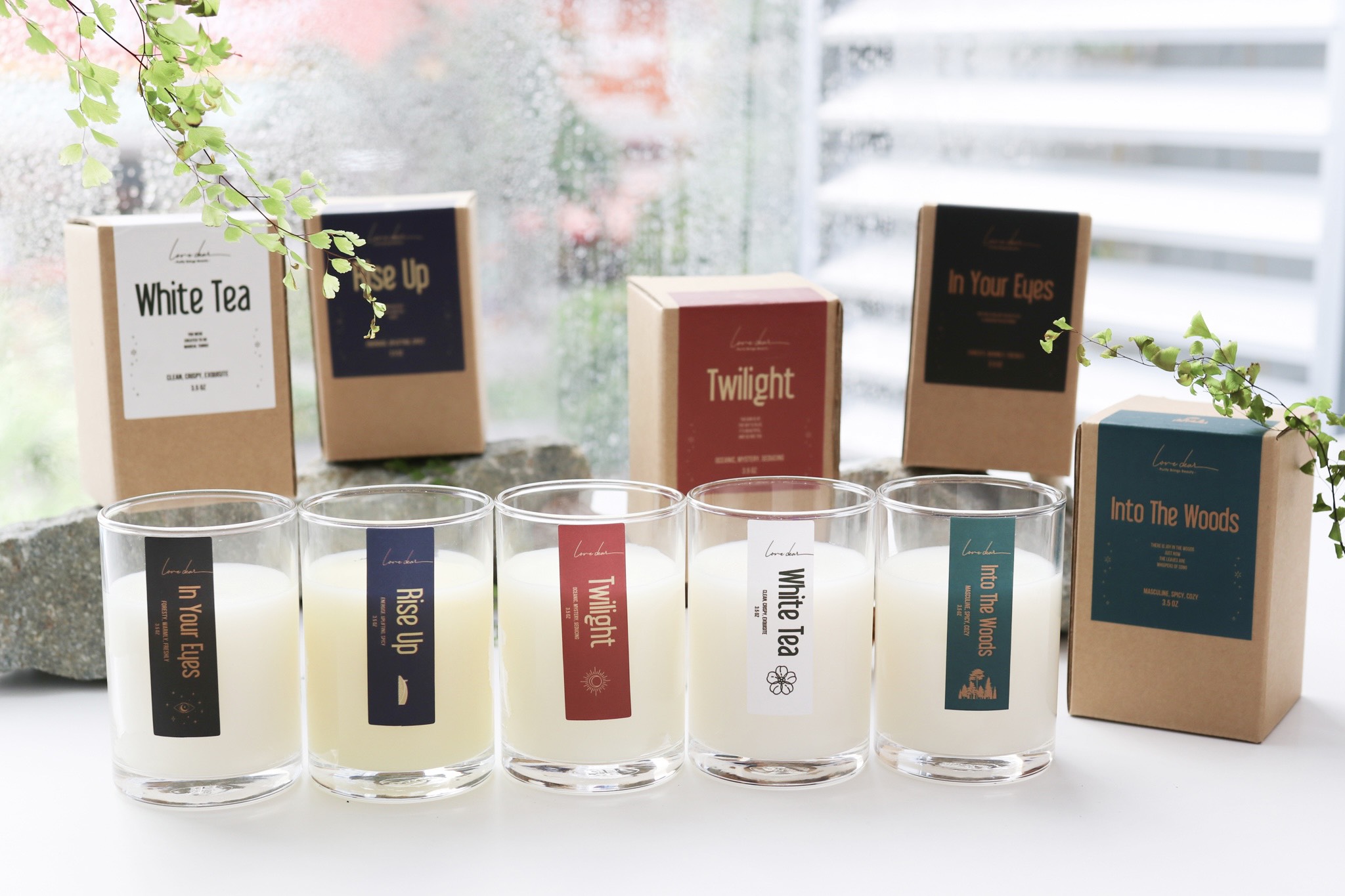 Mô tả Nến Thơm Phòng Cao Cấp LoveDear White Tea Từ Tinh Dầu Thiên Nhiên và Sáp Cọ - Trang Trí Decor 100g & 200g - 1