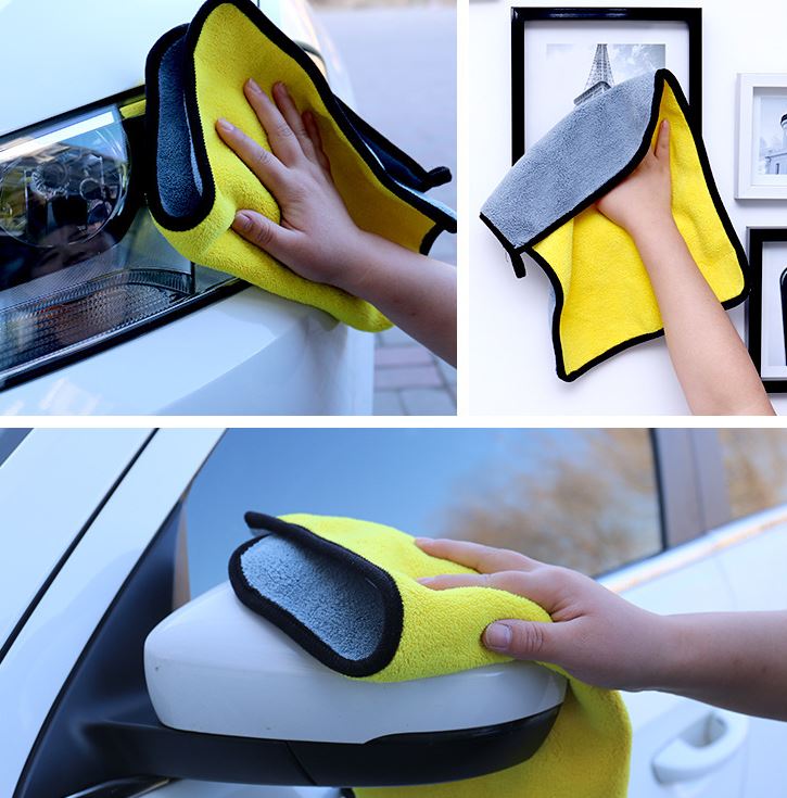 Mô tả Khăn Lau Đa Năng Siêu Thấm 30*30cm Sợi Microfiber Dày Dặn Chuyên Dùng Cho Xe Ô Tô Xe Tải Lau Đồ Dùng Chính Hãng Amalife - 7