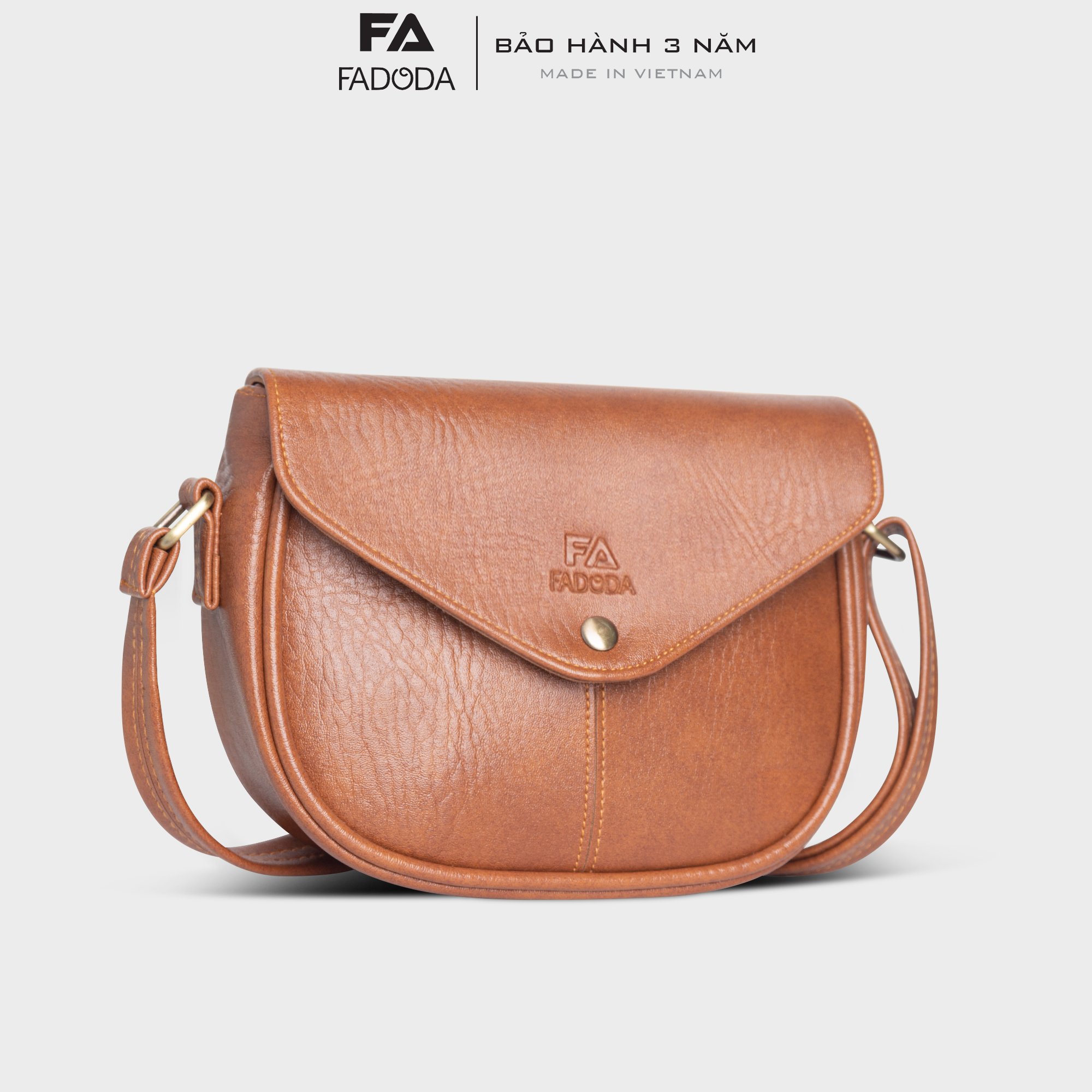 Mô tả Túi đeo chéo nữ nhiều ngăn FADODA FN19 hình bán nguyệt - 1