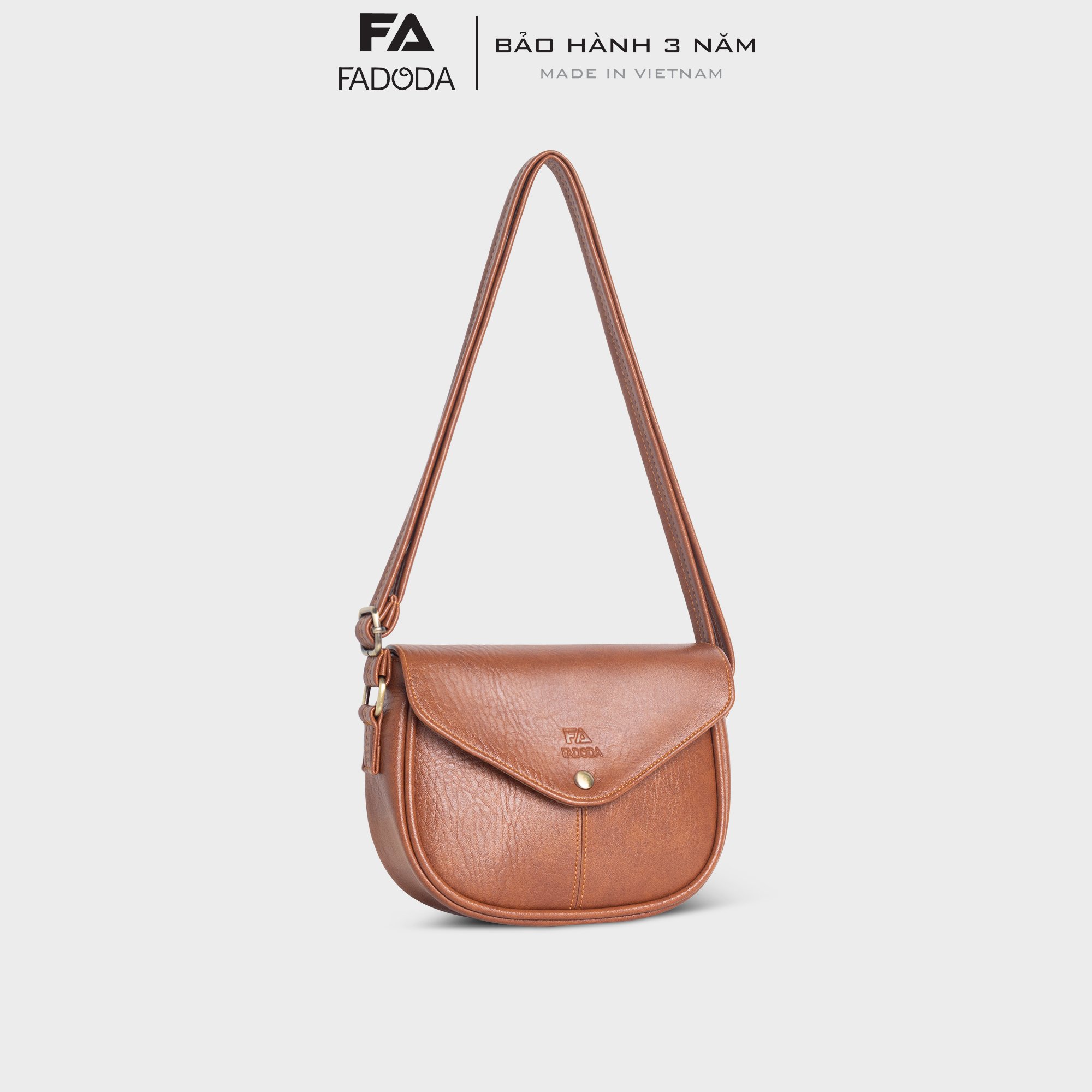 Mô tả Túi đeo chéo nữ nhiều ngăn FADODA FN19 hình bán nguyệt - 3