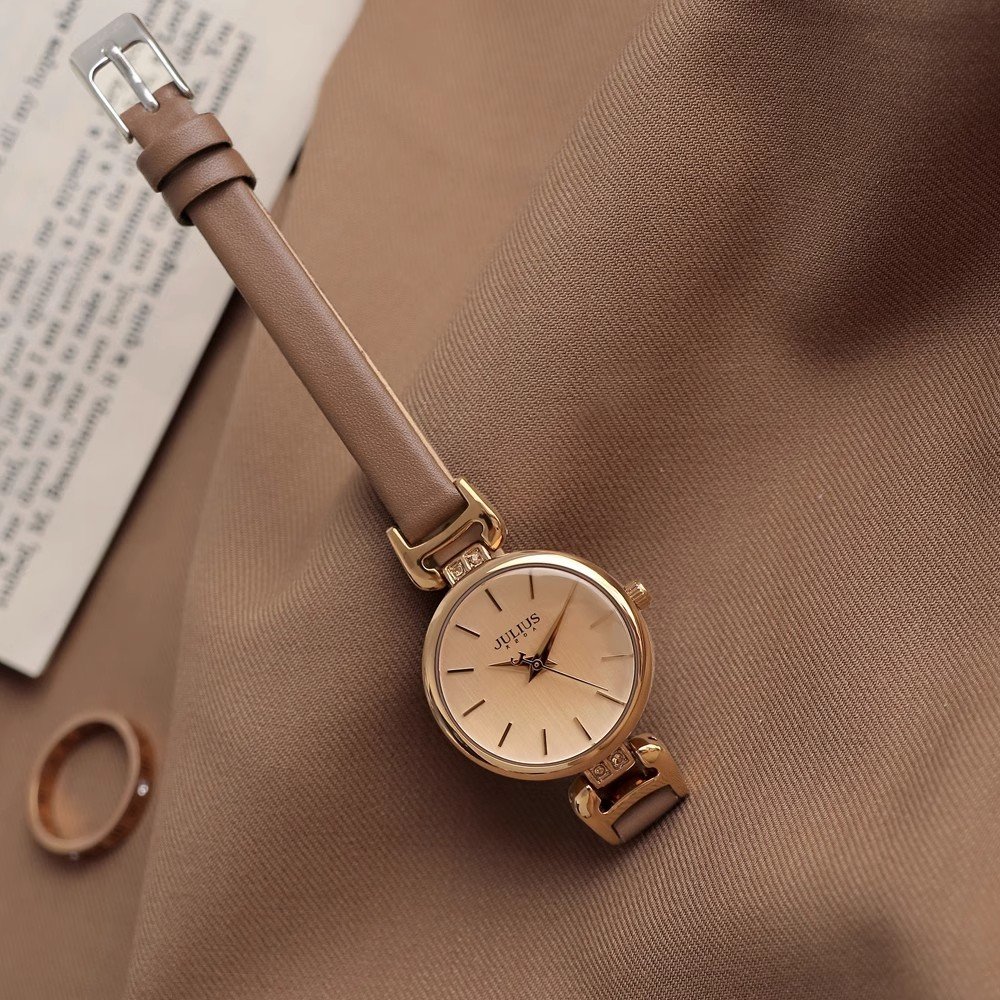 Mô tả Julius Official | Đồng hồ nữ Julius JA-925 dây da - Size 25 - 7