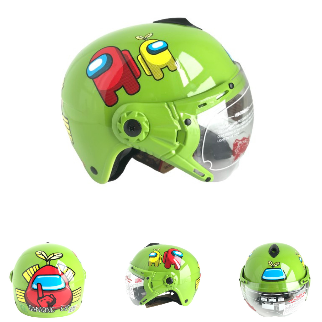 Mô tả Nón Bảo Hiểm Trẻ Em Có Kính Dành Cho Bé Từ 2 - 5 tuổi - V&S Helmet - Siêu nhân - Among US - Kitty - VS103KS - 2