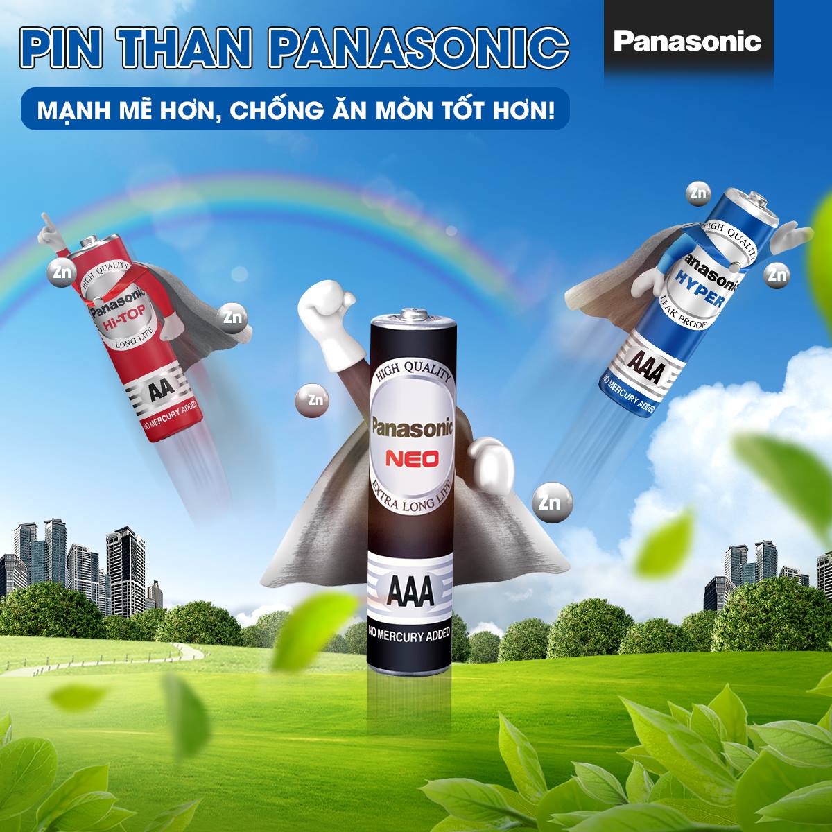 Hộp 60 Viên Pin AAA Panasonic R03NT/2S Đũa Đen Chính Hãng | Shopee Việt Nam