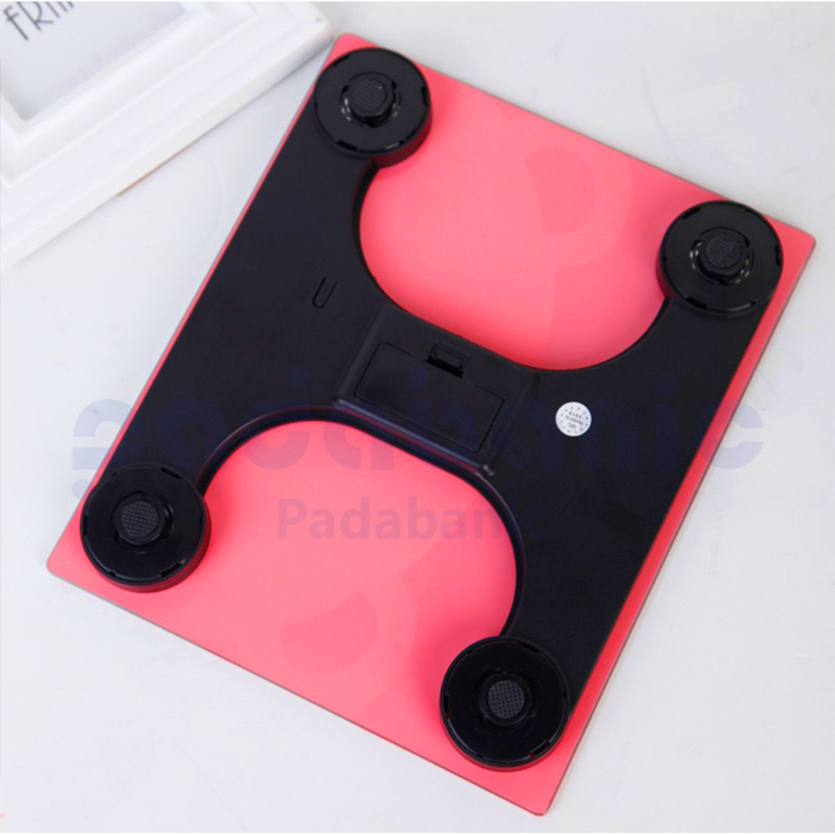 Mô tả Cân Điện Tử Padabanic Mini Cân Sức Khỏe Gia Đình Kích Thước Mặt Kính Cường Lực - 1