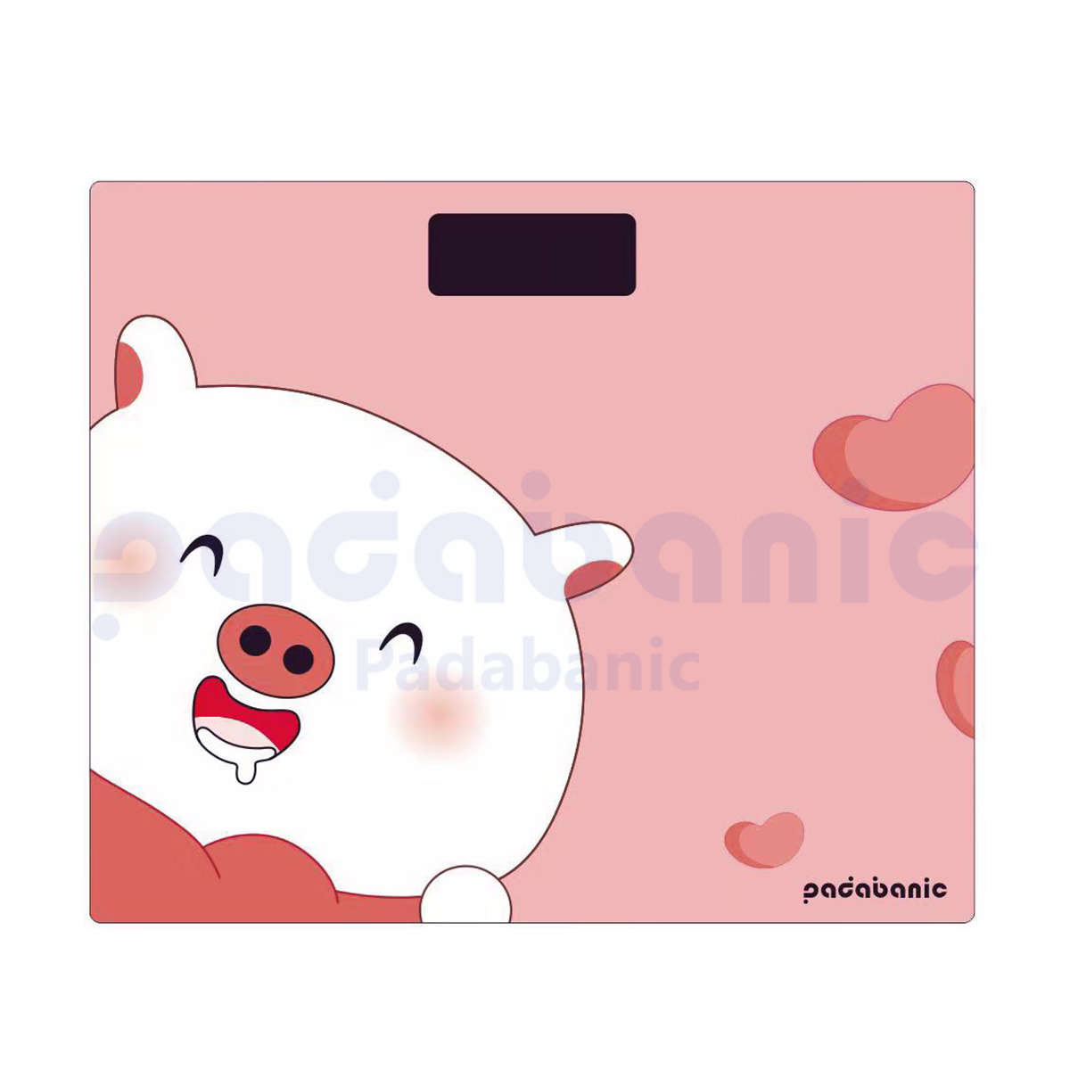 Mô tả Cân Điện Tử Padabanic Mini Cân Sức Khỏe Gia Đình Kích Thước Mặt Kính Cường Lực - 3