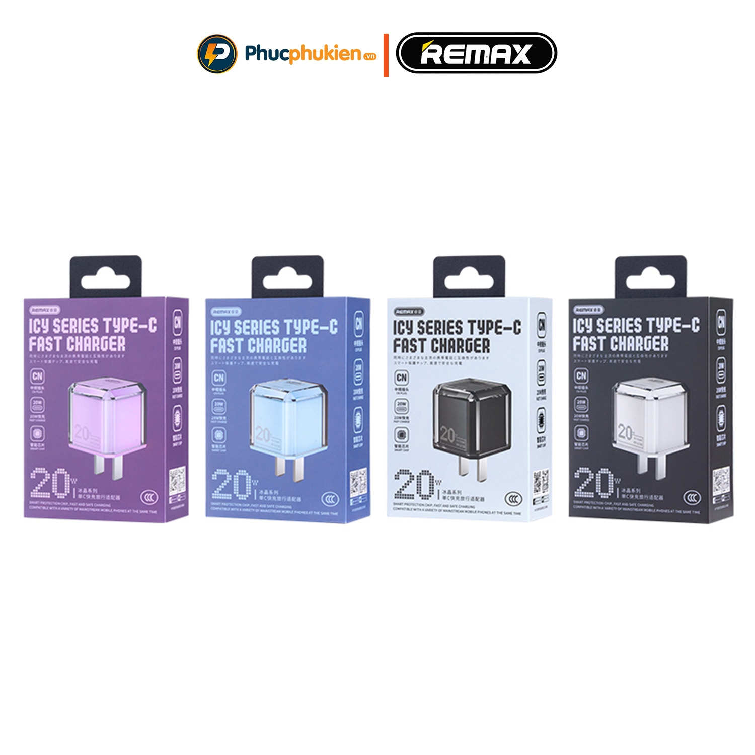 Mô tả Remax U136 - Củ sạc nhanh 20w cổng Type C sạc nhanh 20w cho 14 pro max trở xuống - Phúc Phụ Kiện - 2