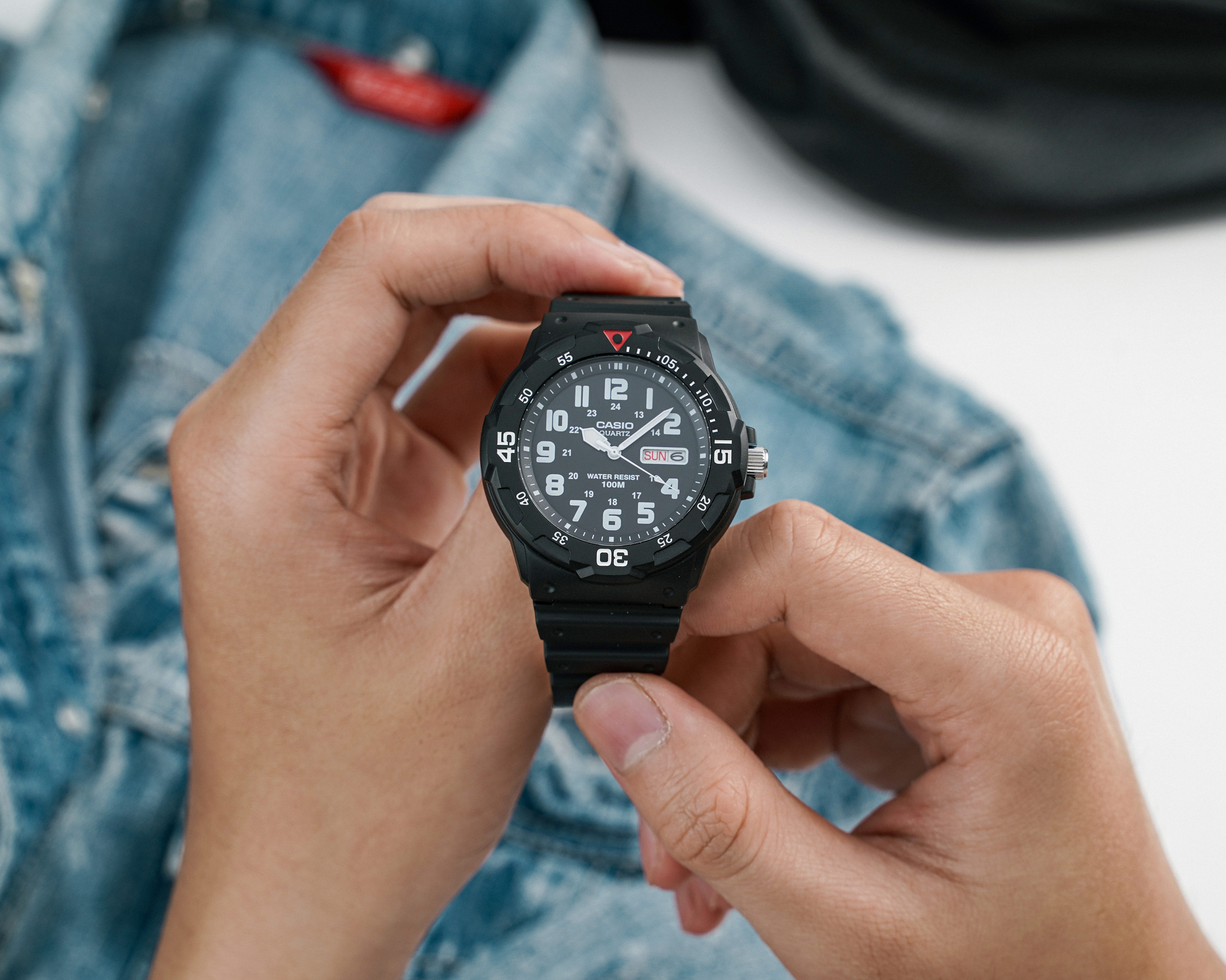 Mô tả Đồng Hồ Casio Nam MRW-200H-1BVDF Mặt Tròn Dây Cao Su Chính Hãng - 2