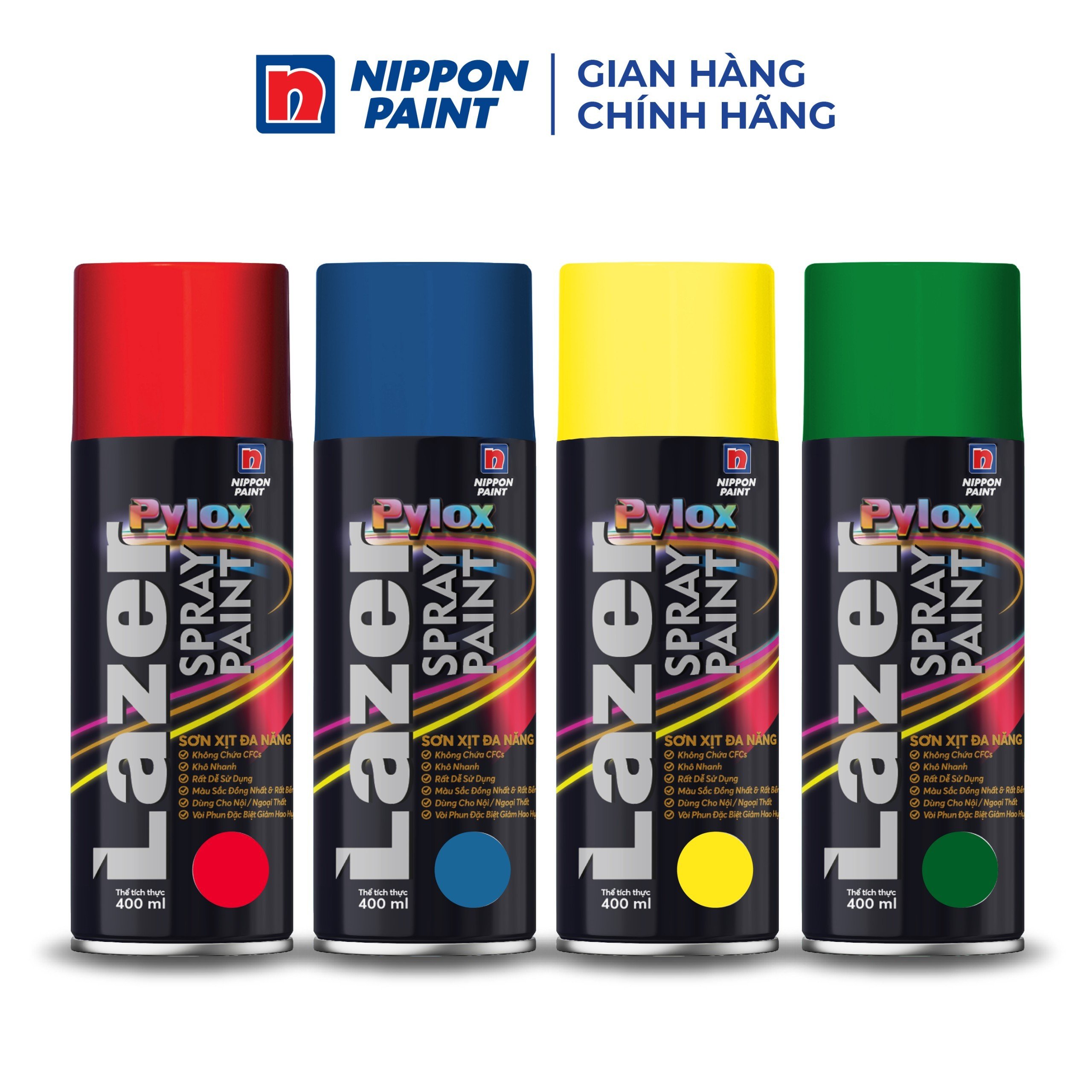 Ứng Dụng của Sơn Xịt Nippon Lazer