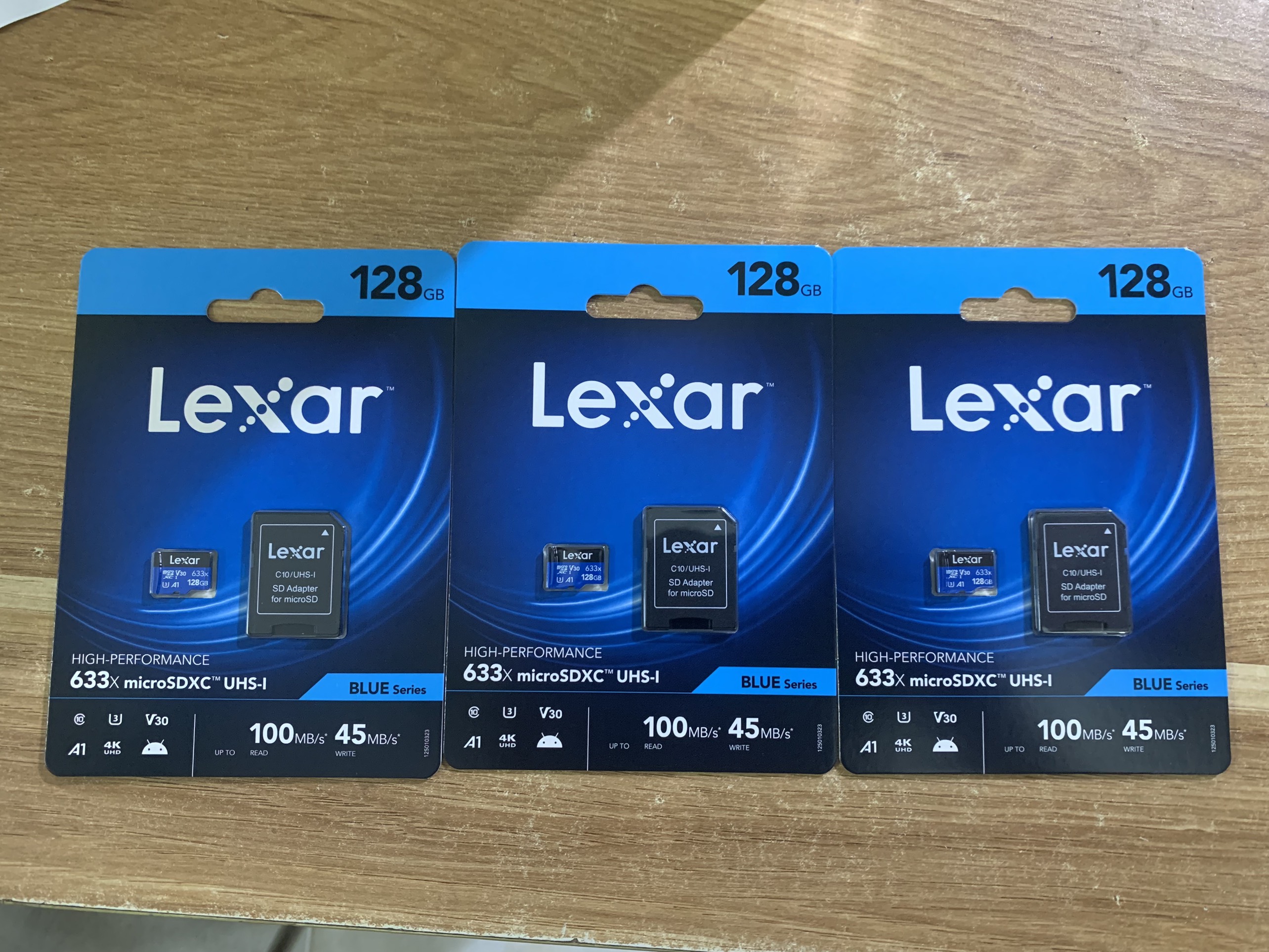 Mô tả Thẻ nhớ MicroSD Lexar 32GB  64GB 128GB class 10 UHS-I - tốc độ100MB/s, dùng cho camera, máy ảnh - 4